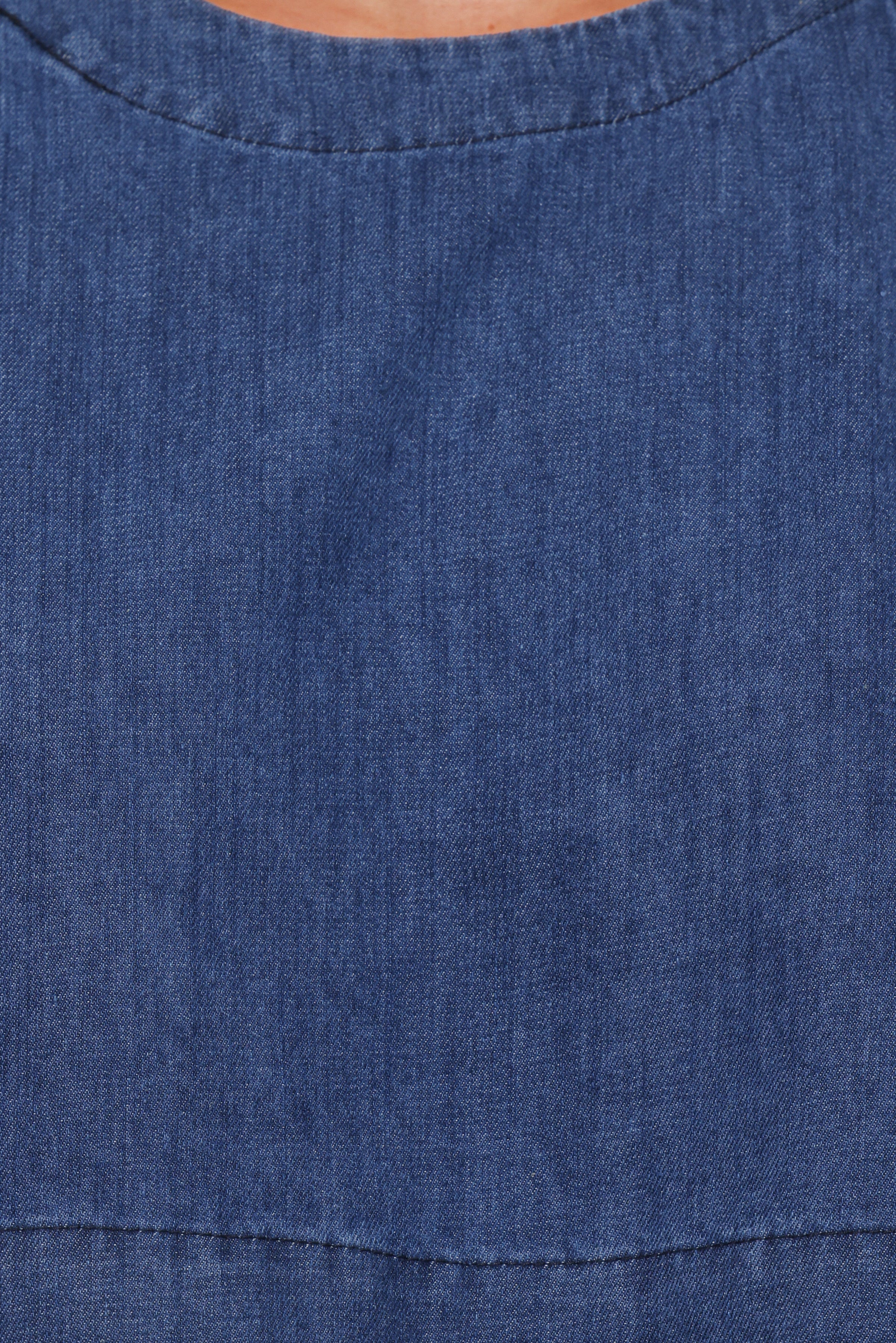 Siena Top - Medium Wash Denim