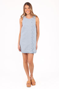 Sloane Mini Dress - Light Denim