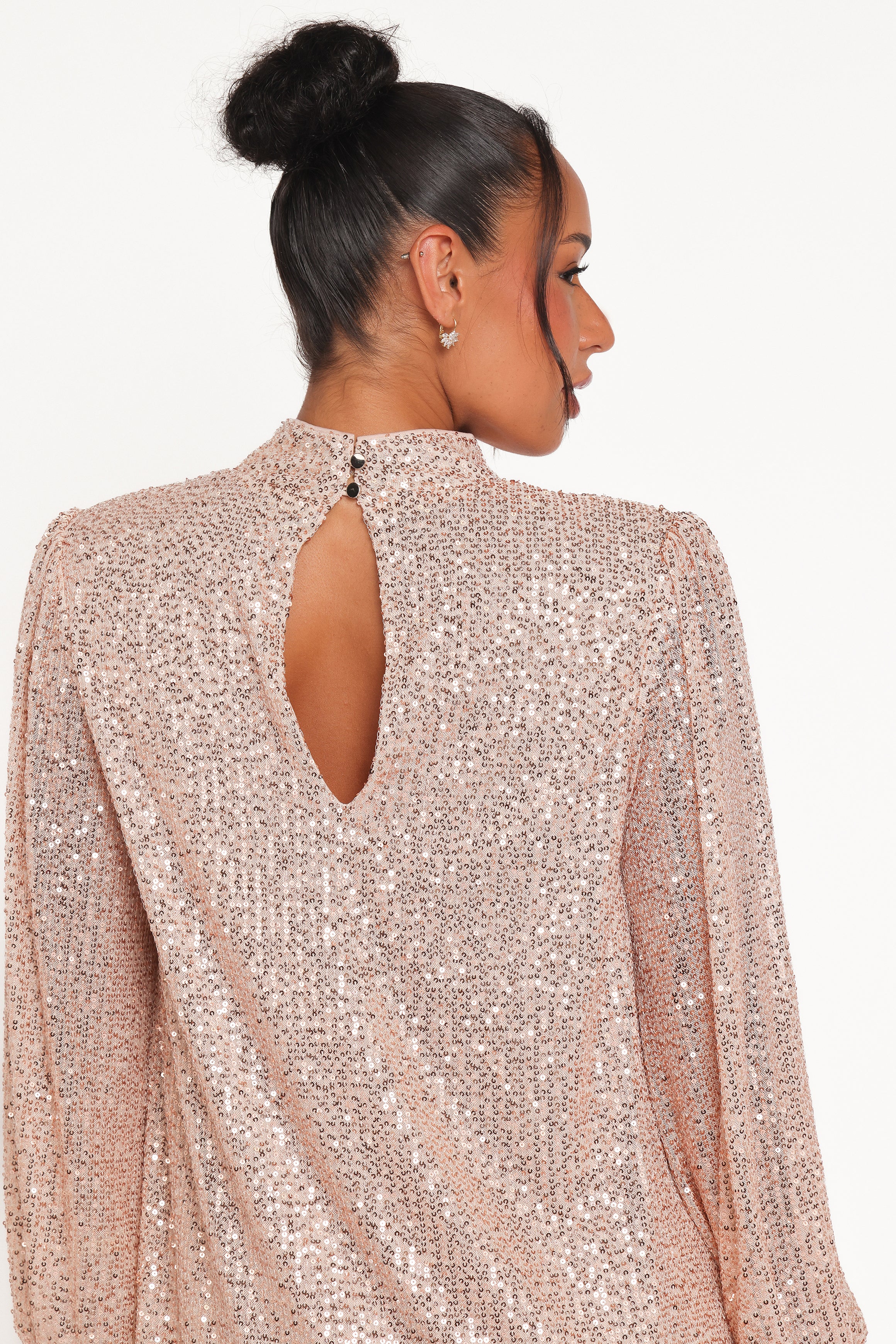 Springfield Mini Dress - Gold