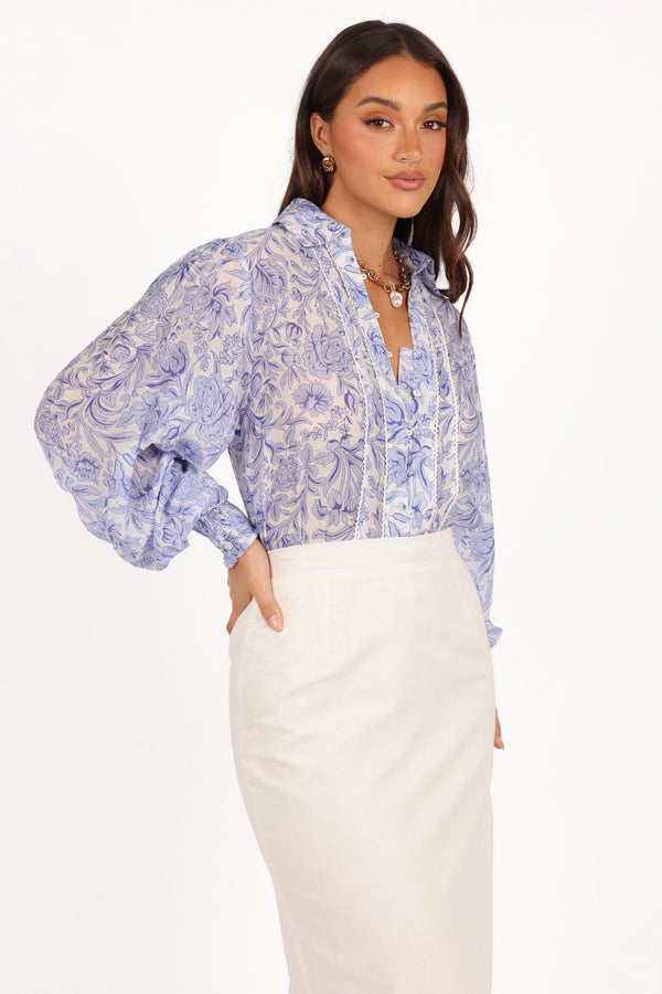 Tallara Top - Blue