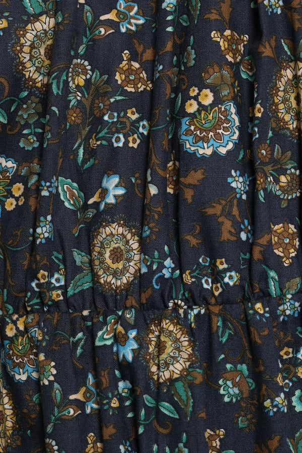 Tasmin Midi Dress - Blue Floral