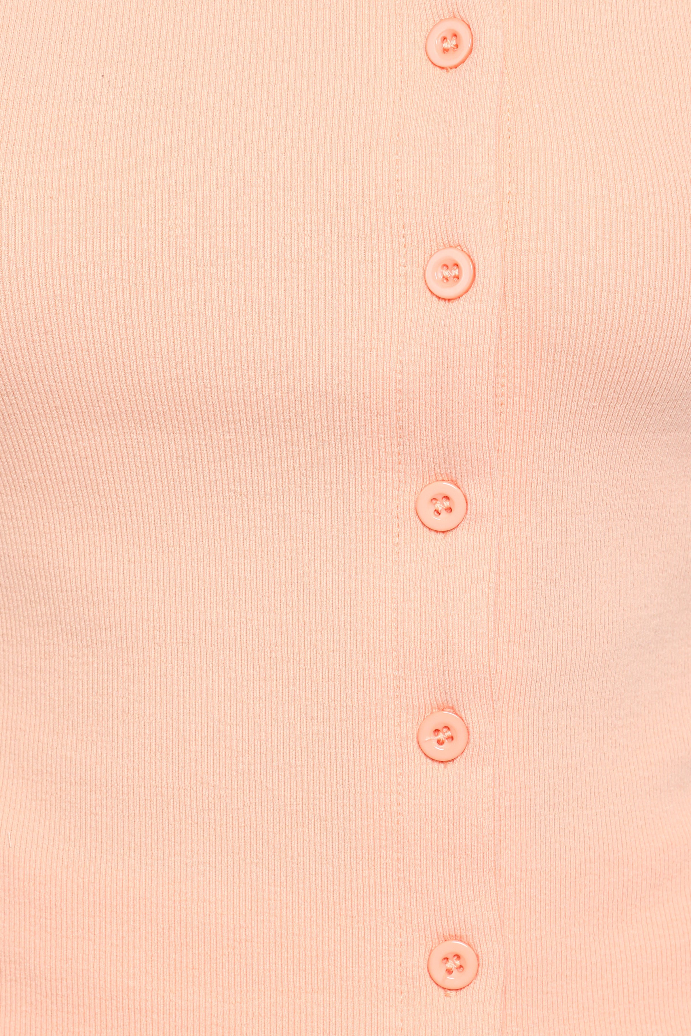 Tatum Asymmetrical Knit Top - Coral