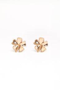 Tiffany 2 Pack Flower Hair Clips - Gold