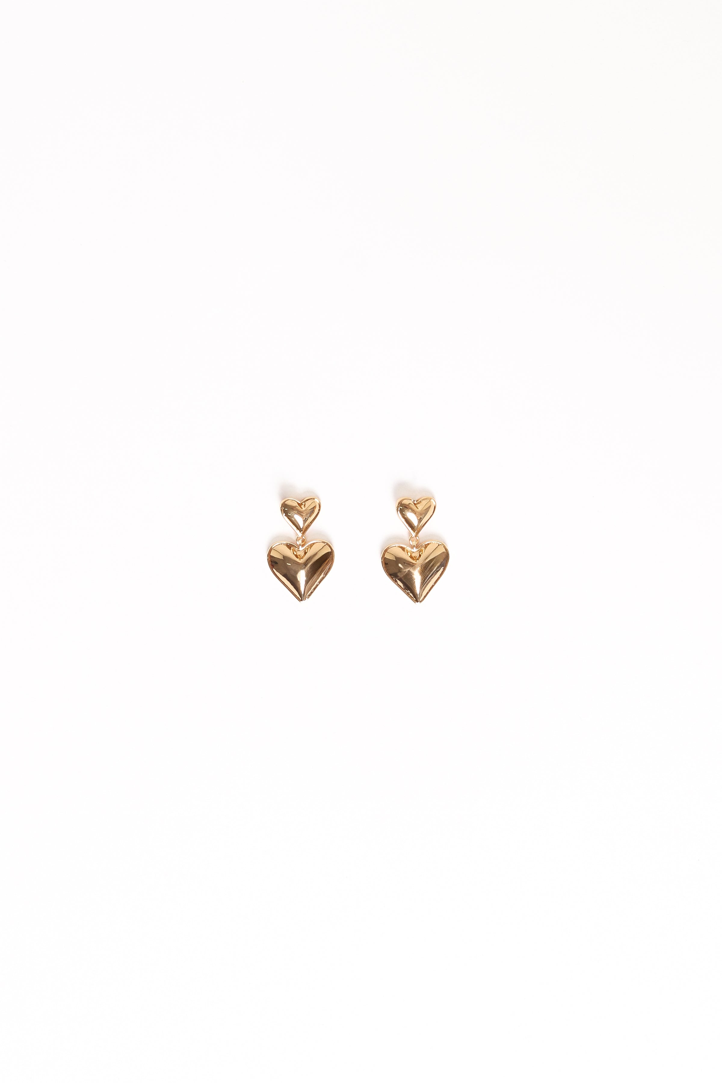 Mariana Heart Earrings - Gold