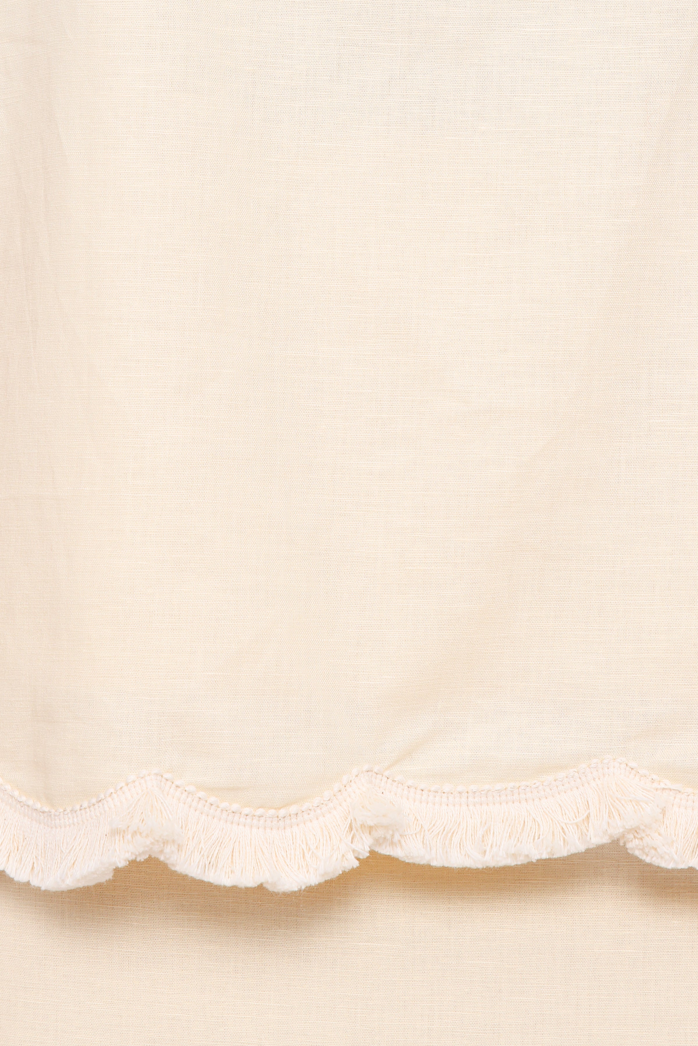 Venate Scallop Skirt Set - Yellow