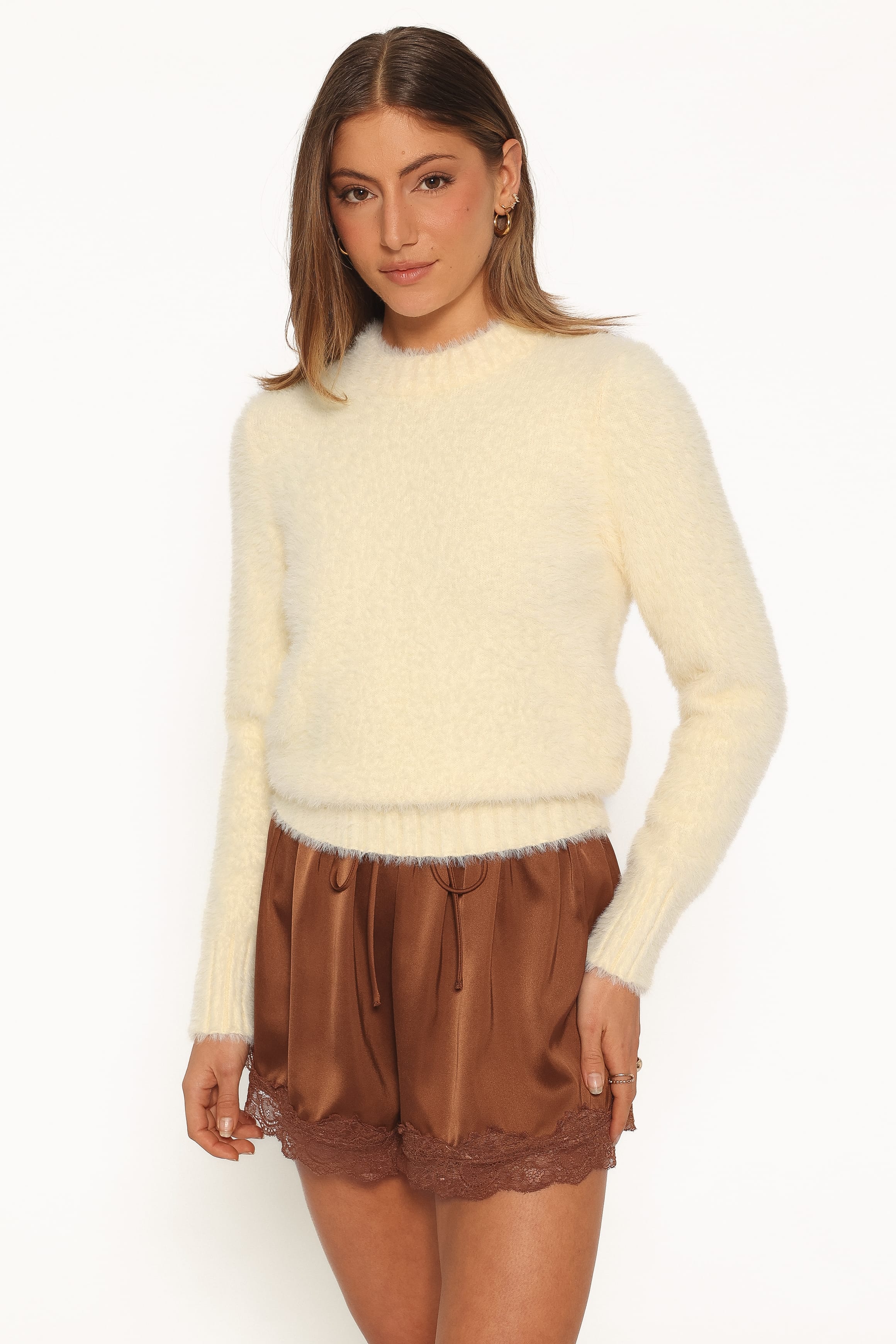 Winifred Knit Sweater - Butter Yellow