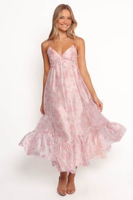 Xanthe Maxi Dress - Pink Floral