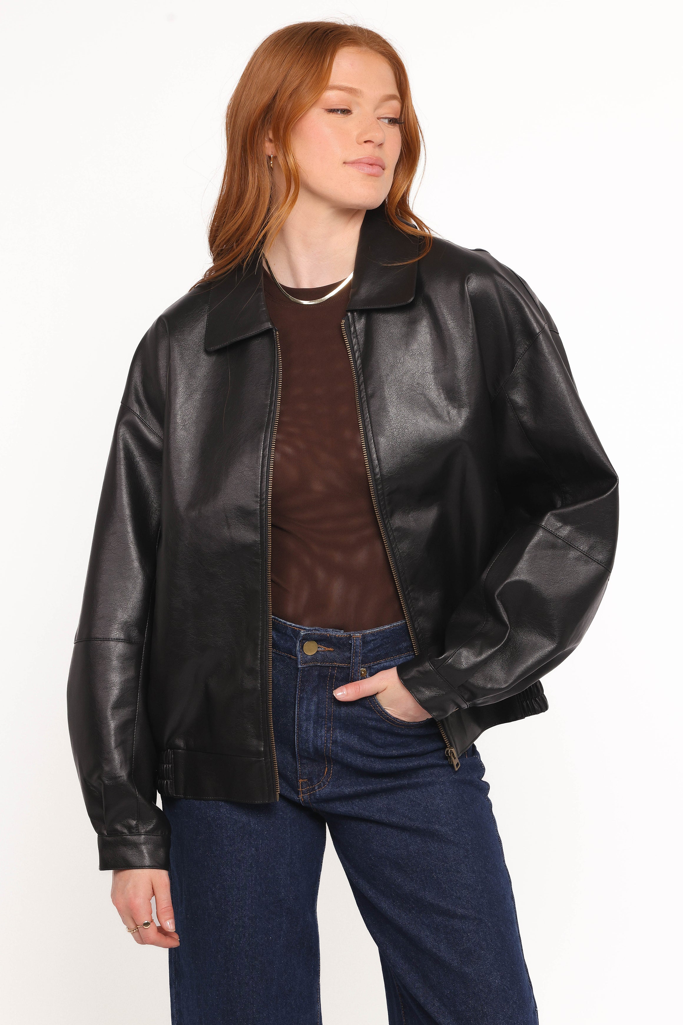 Zoe Bomber Jacket - Black