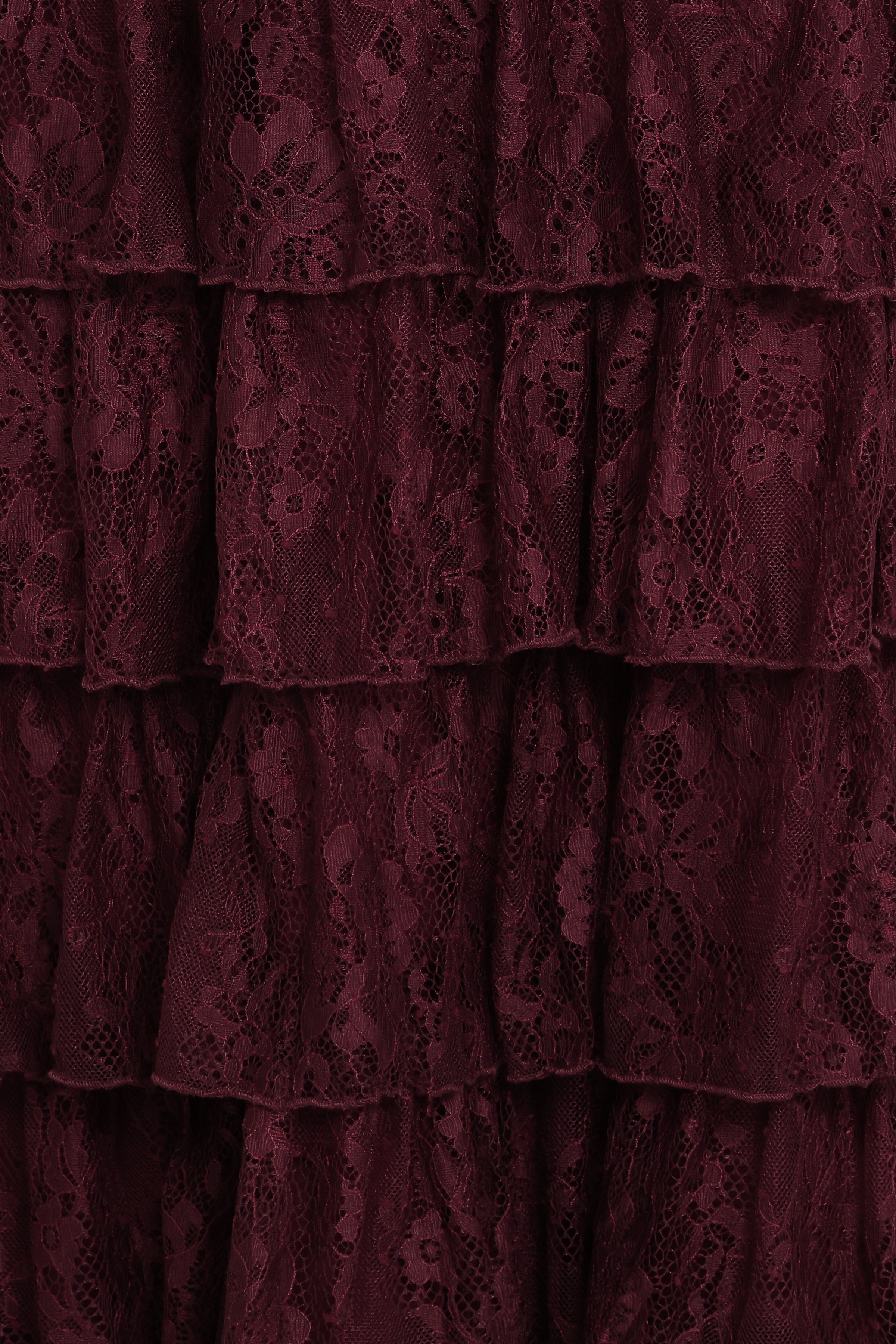 Zoella Maxi Dress - Cherry Lace