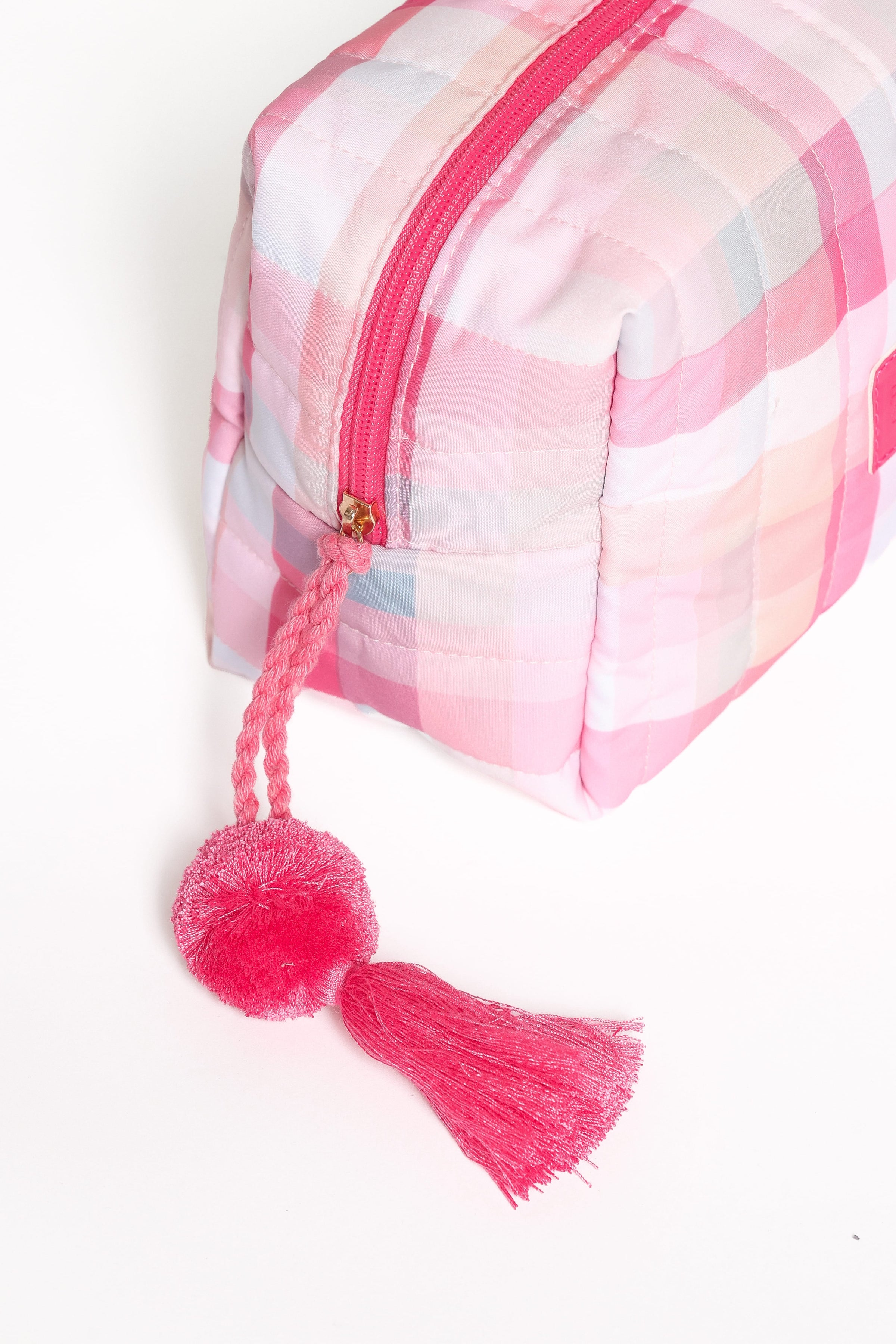 ACCESSORIES Cosmetic Case - Pink Picnic Plaid