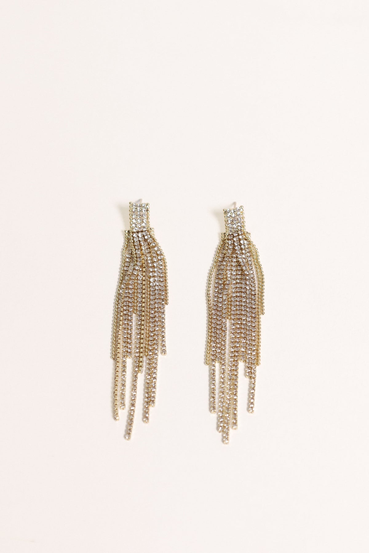 ACCESSORIES Marceline Diamante Earrings - Gold