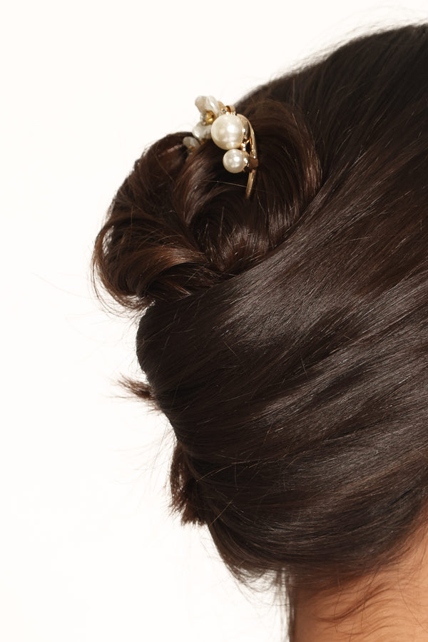 ACCESSORIES Penelope Hair Pin - Gold Pearl