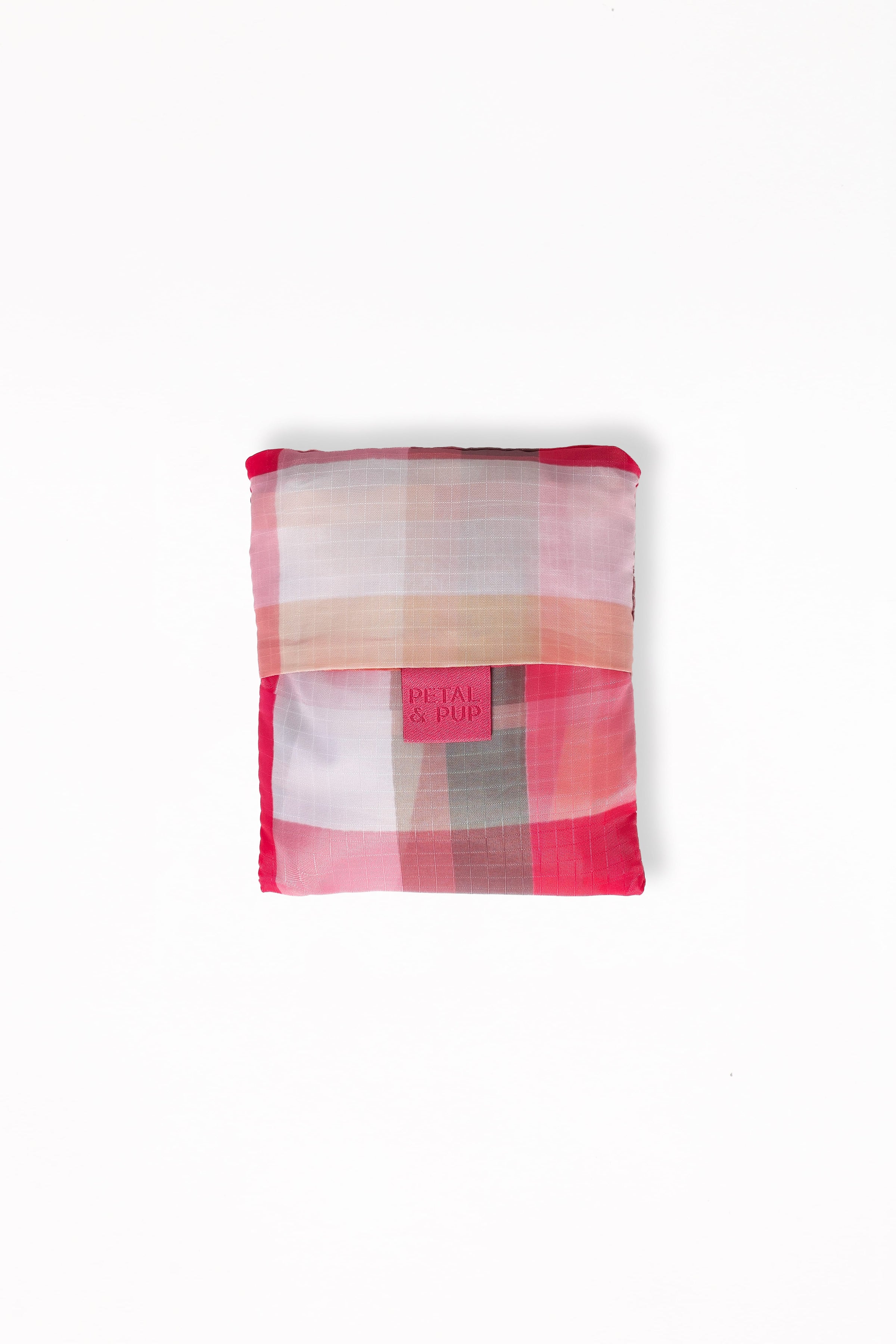 ACCESSORIES Reusable Shopping Bag - Pink Picnic Plaid