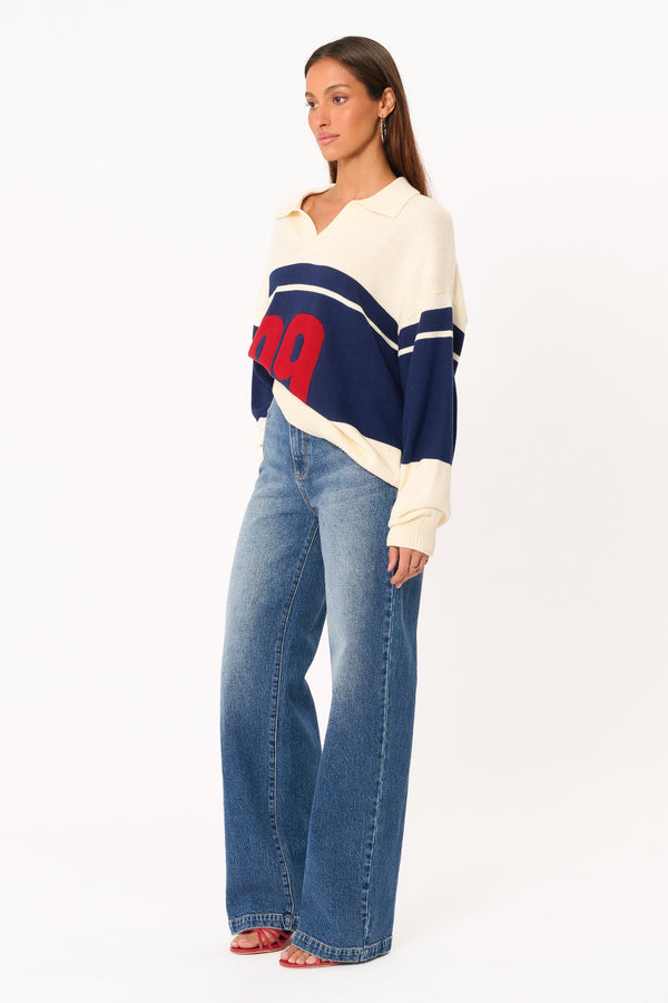 BOTTOMS Abrand 94 Wide Leg Jeans - Kaley