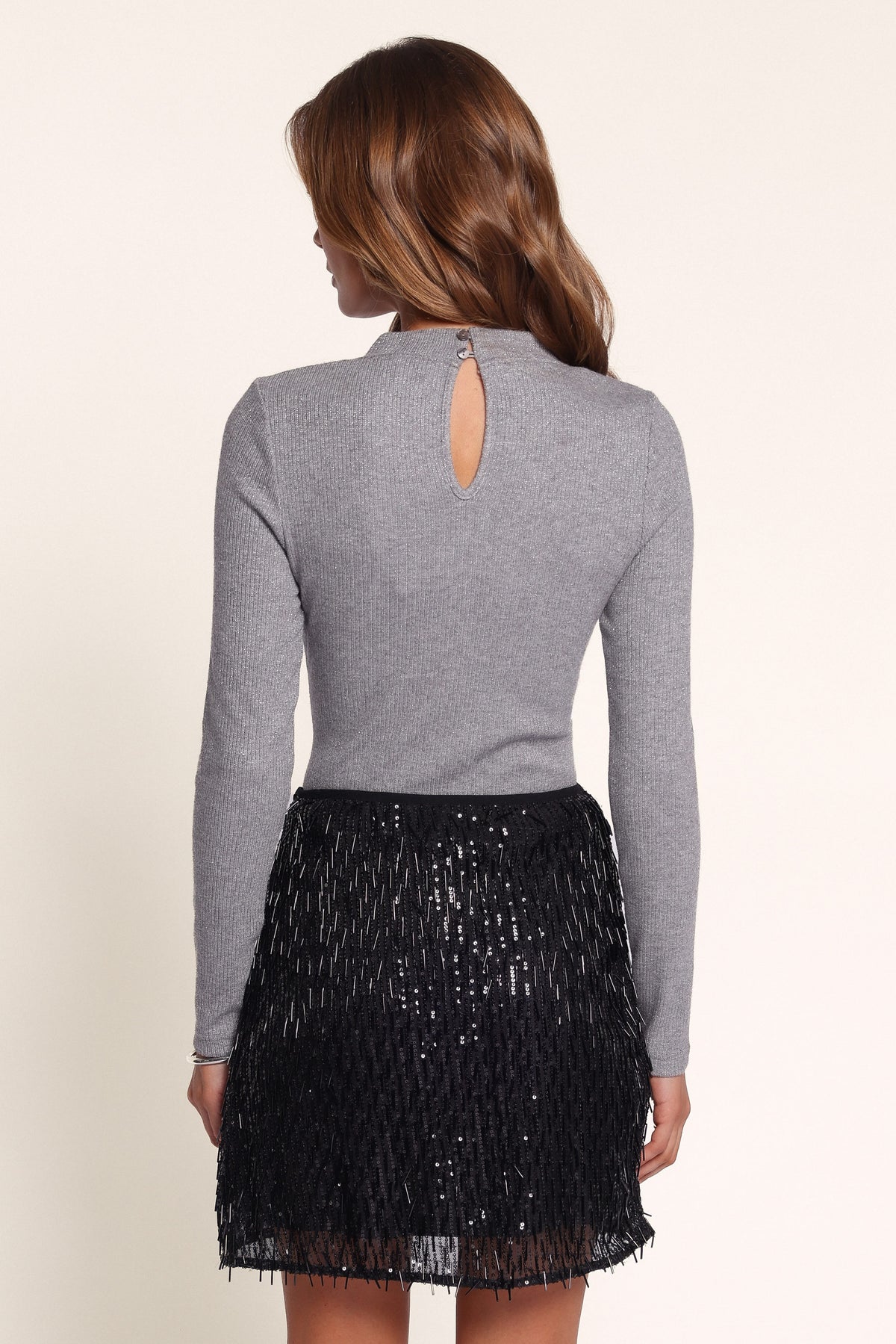 BOTTOMS Ardyn Beaded Mini Skirt - Black
