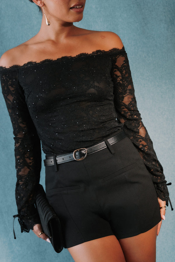 BOTTOMS Belson Micro Shorts - Black