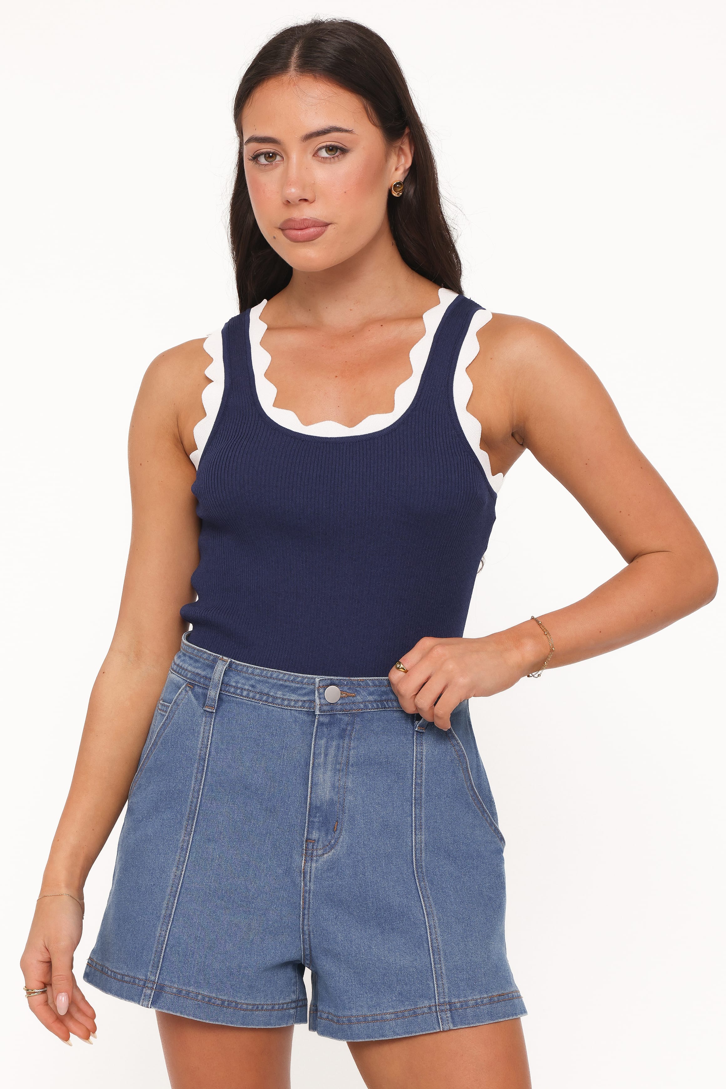 BOTTOMS Carlina Denim Shorts - Medium Wash