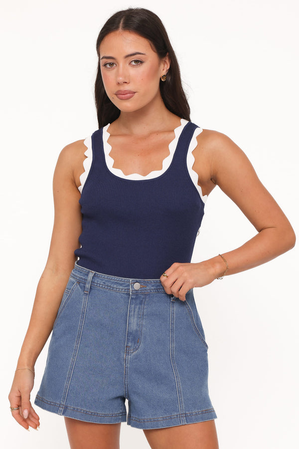BOTTOMS Carlina Denim Shorts - Medium Wash
