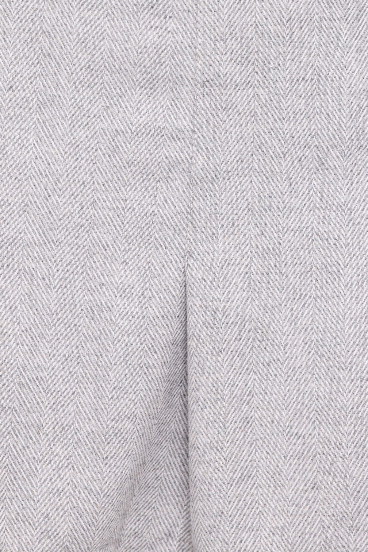BOTTOMS Elina Pleated Skort - Grey Herringbone