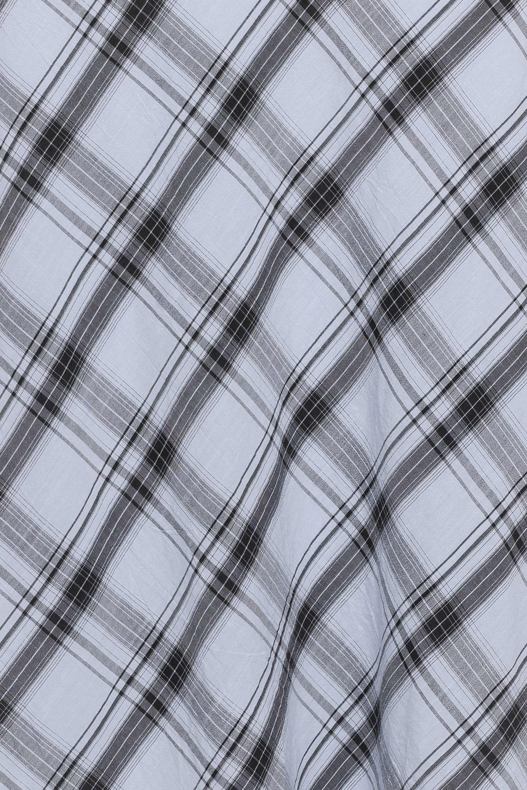 BOTTOMS Piper Midi Skirt - Icy Bue Plaid