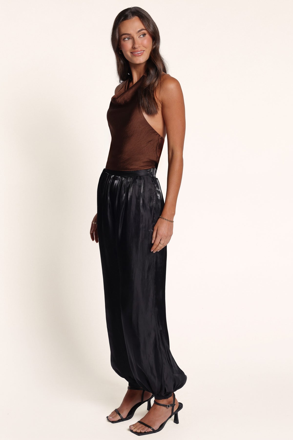 BOTTOMS Rita Balloon Leg Pant - Black