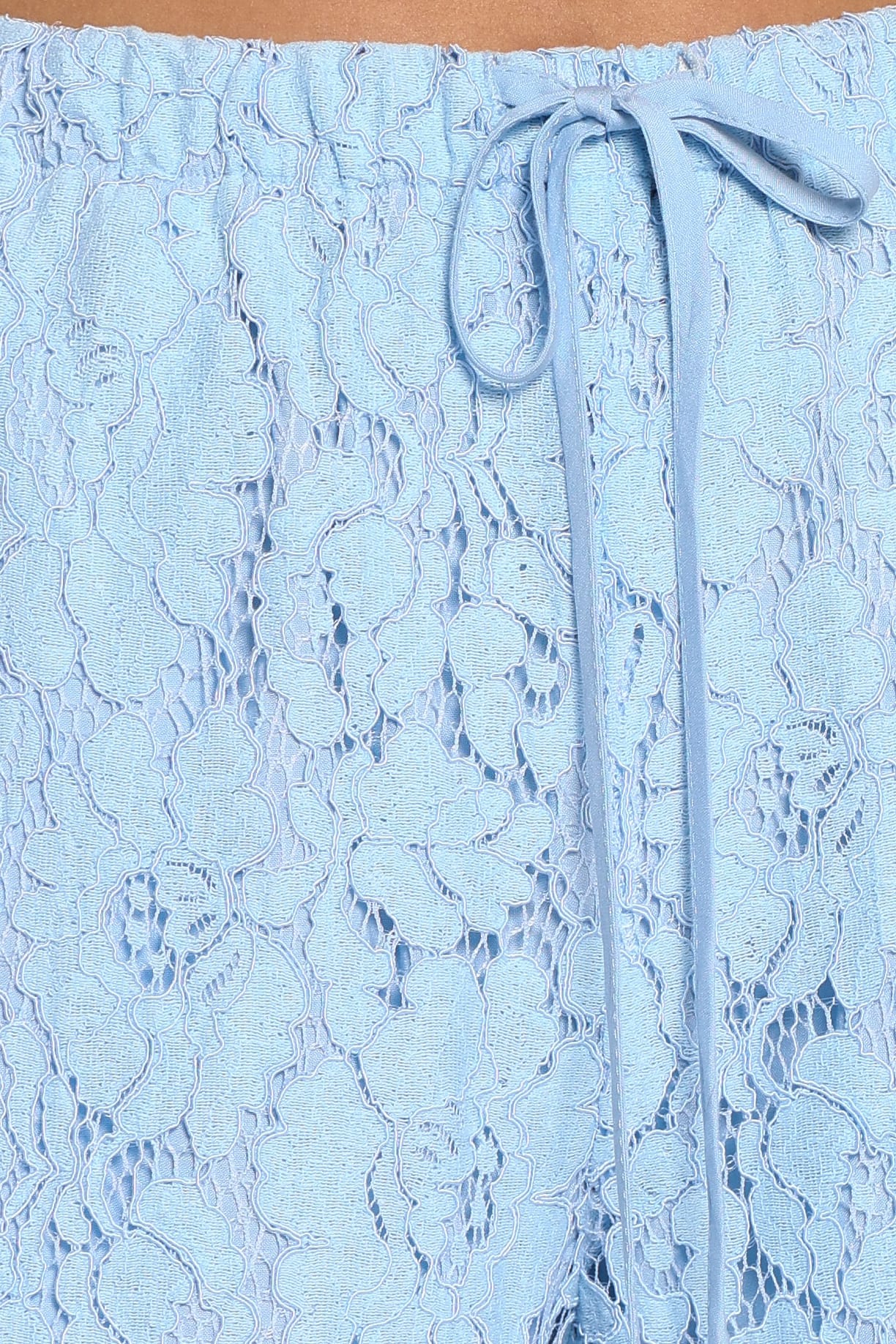 Sabina Lace Wide Leg Pant - Baby Blue | Petal & Pup USA