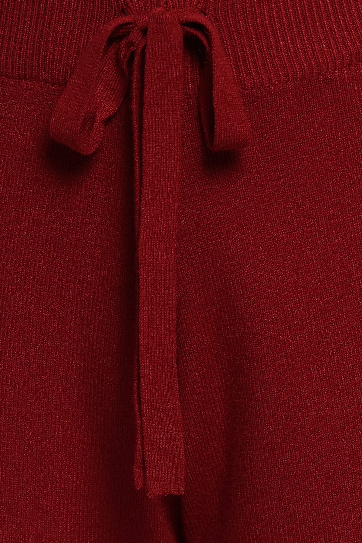BOTTOMS Tarly Knit Pants - Burgundy