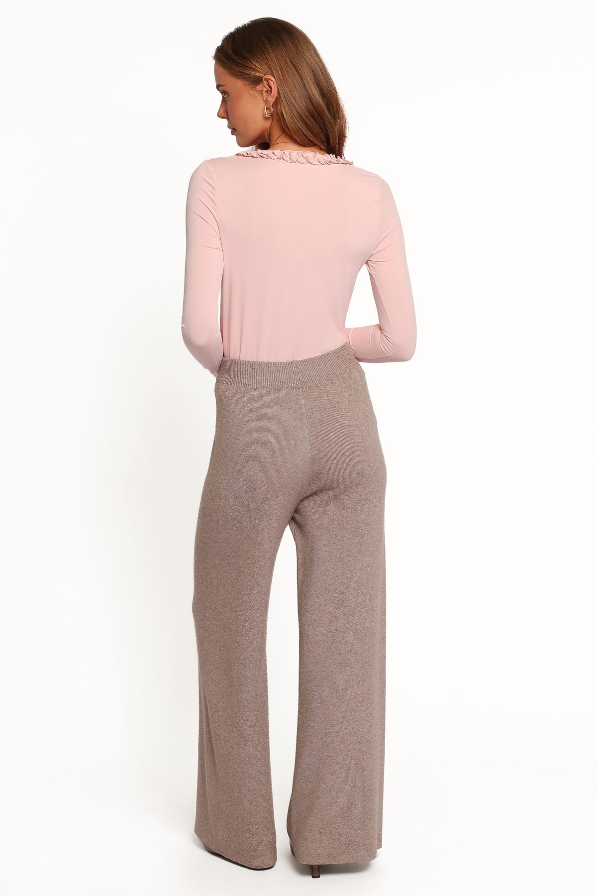 BOTTOMS Tarly Knit Pants - Light Heather Grey