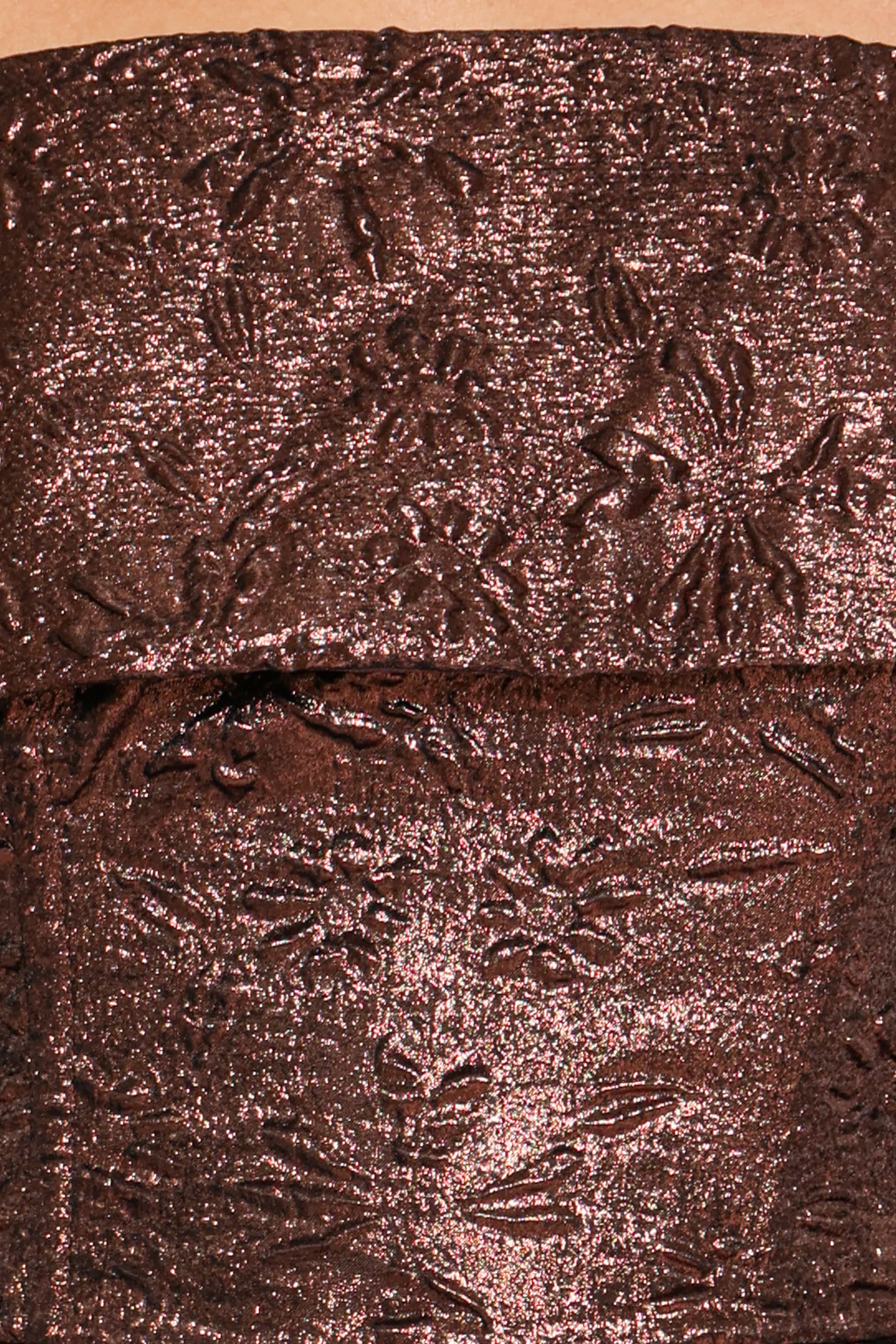 DRESSES Aberdine Maxi Dress - Brown Brocade