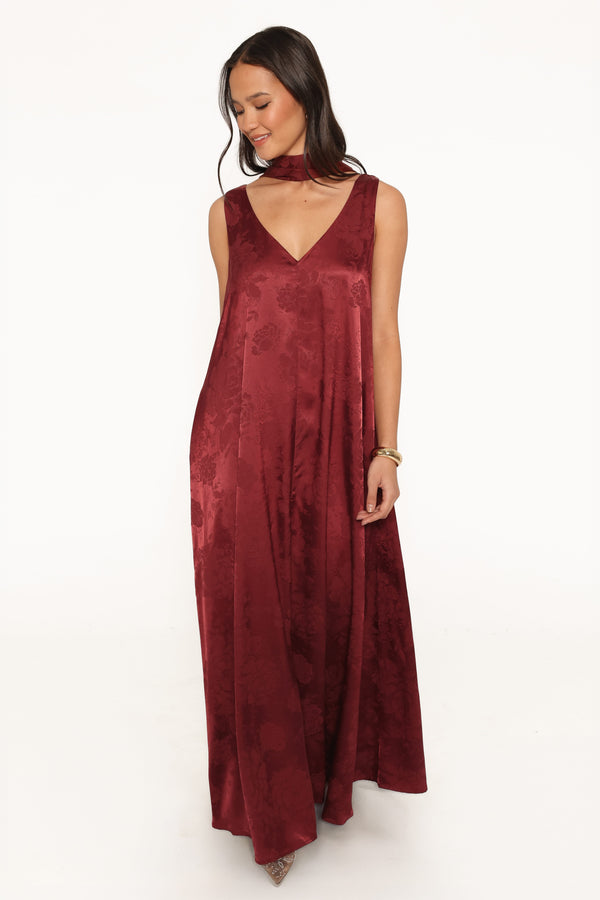 DRESSES Aeryn Maxi Dress - Burgundy