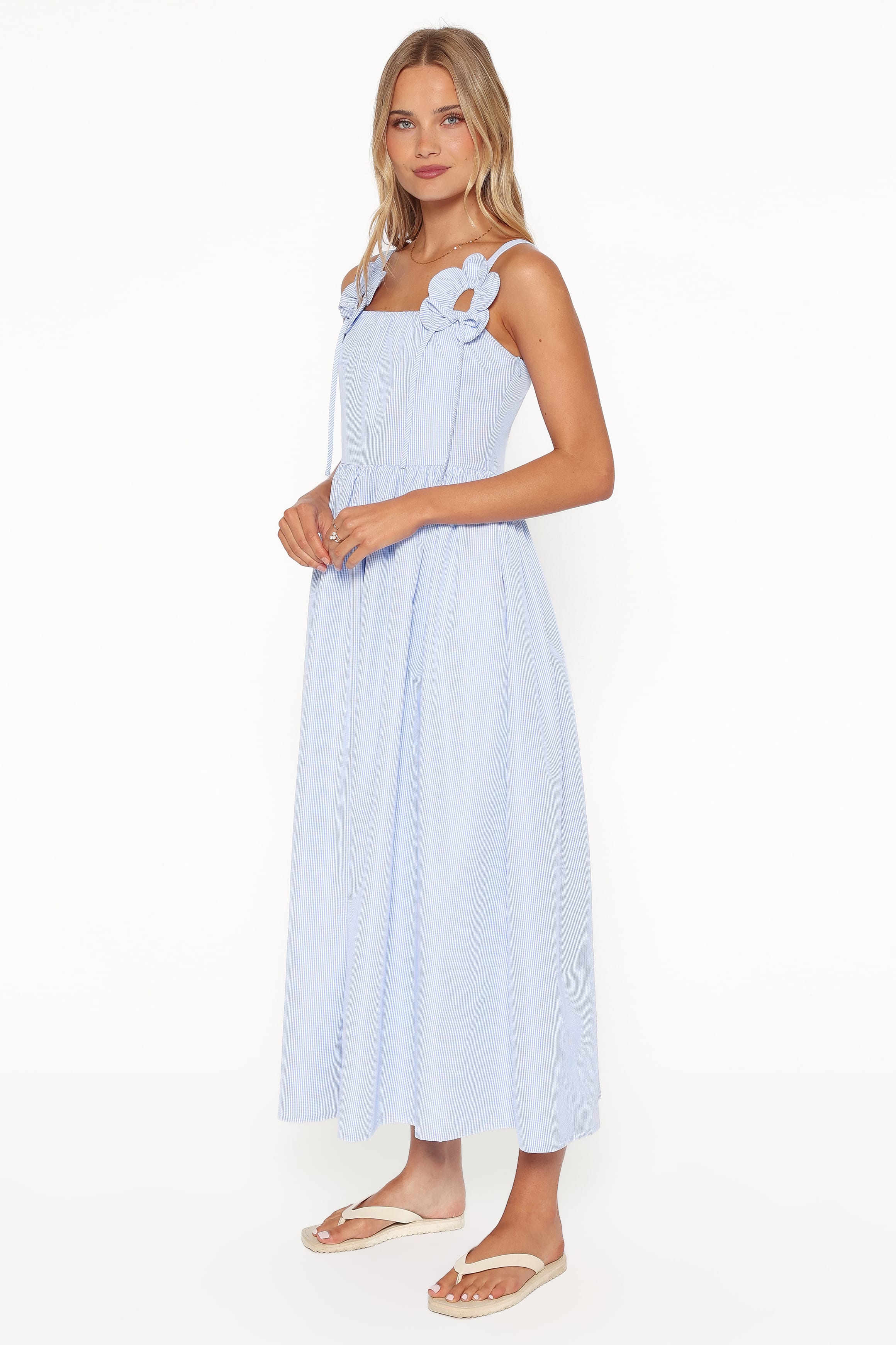 DRESSES Alden Maxi Dress - Baby Blue Gingham