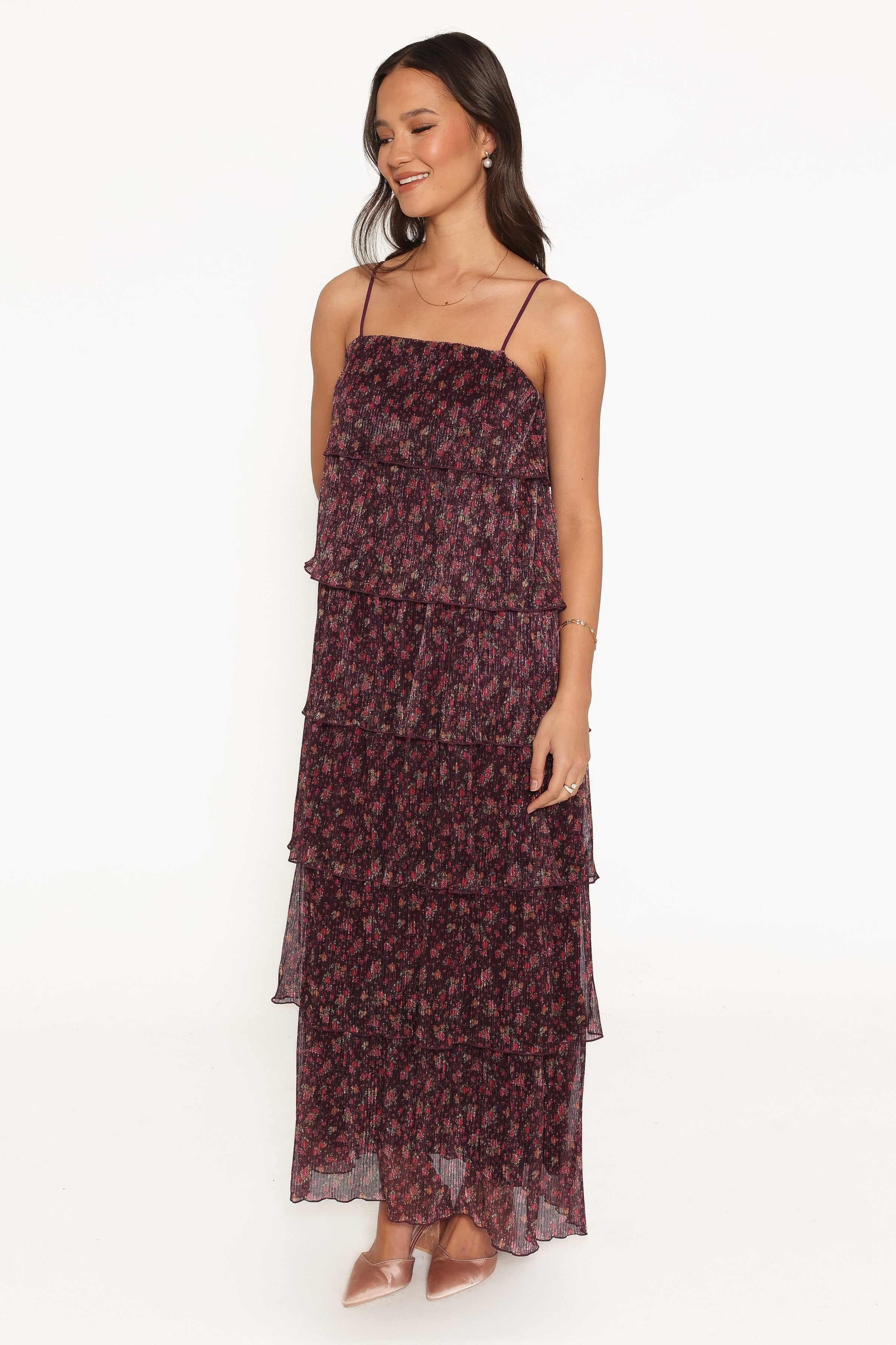 DRESSES Alinae Maxi Dress - Purple Floral