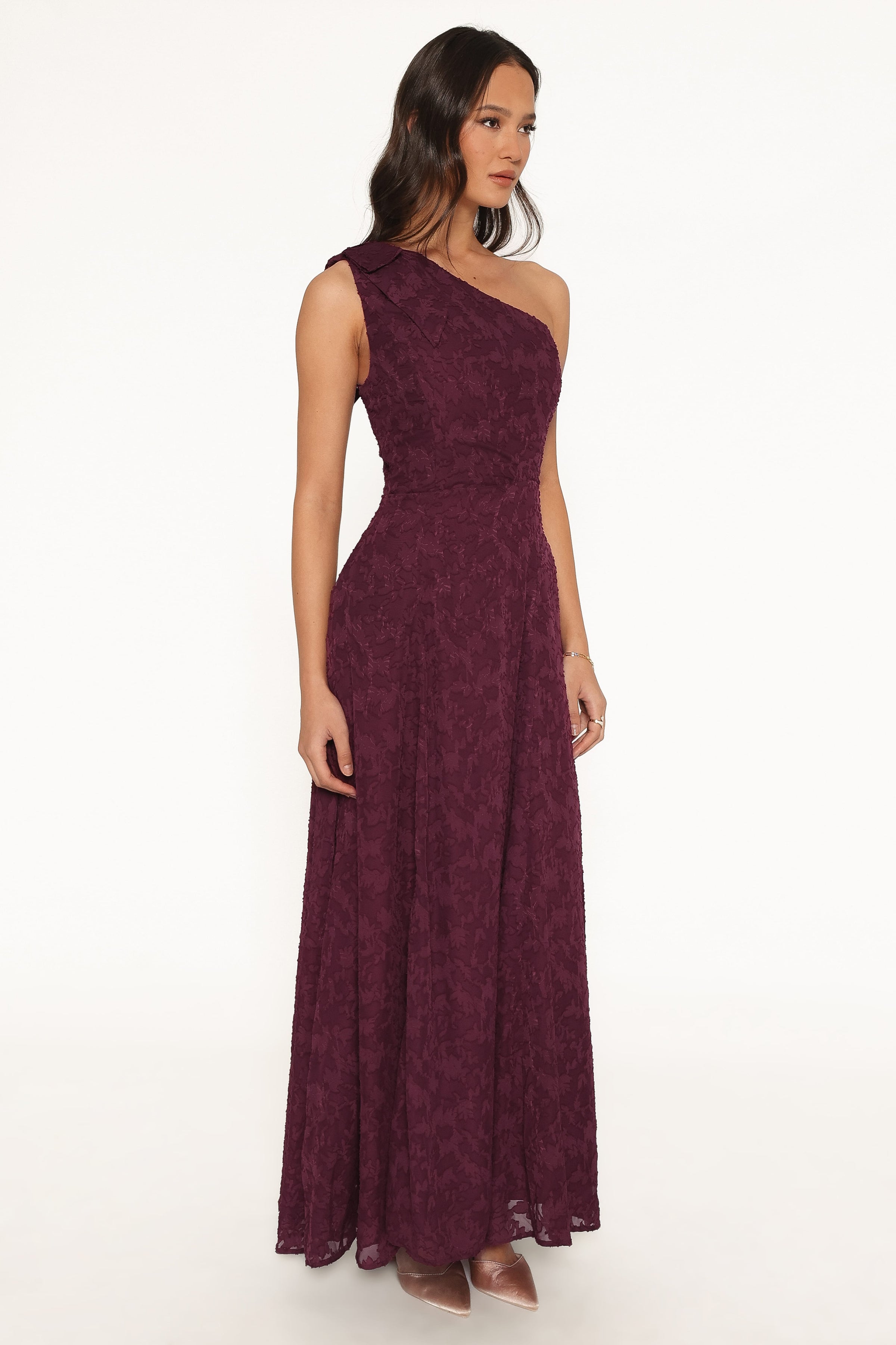 DRESSES Astarla Maxi Dress - Plum Burnout
