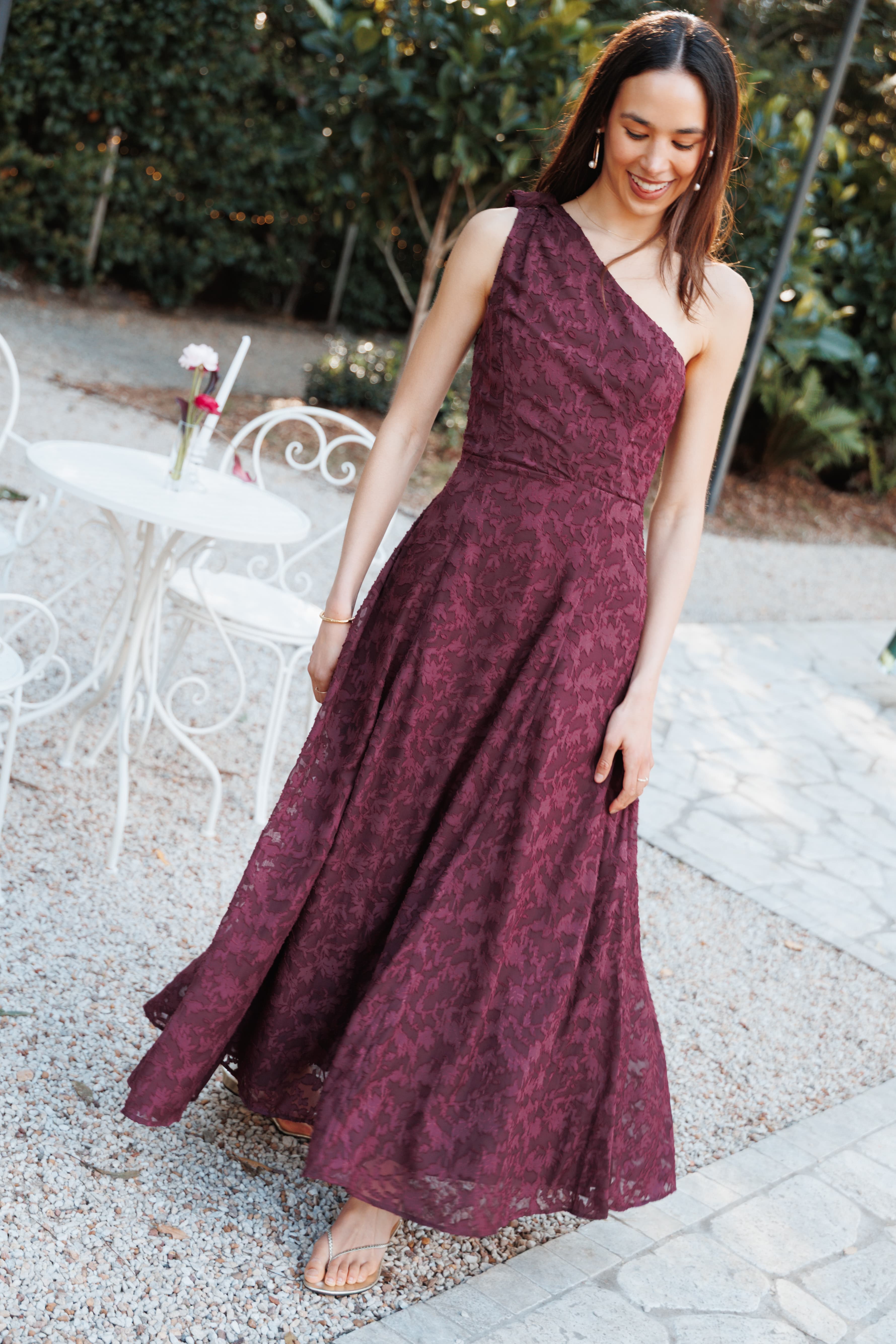 DRESSES Astarla Maxi Dress - Plum Burnout