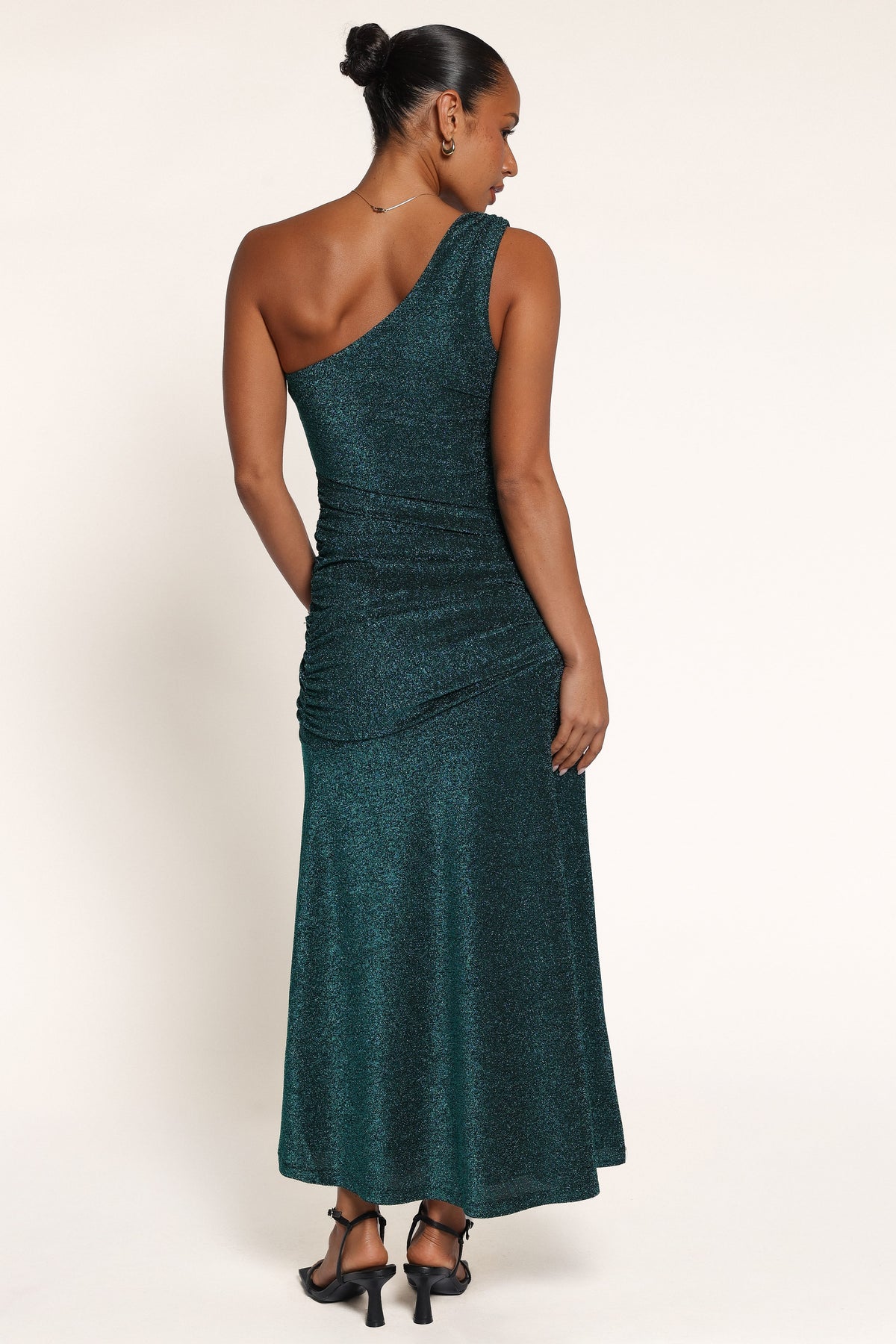 DRESSES Bayden One Shoulder Midi Dress - Emerald