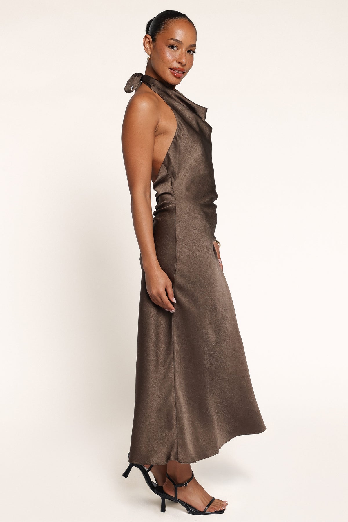 DRESSES Briellen Halterneck Midi Dress - Olive