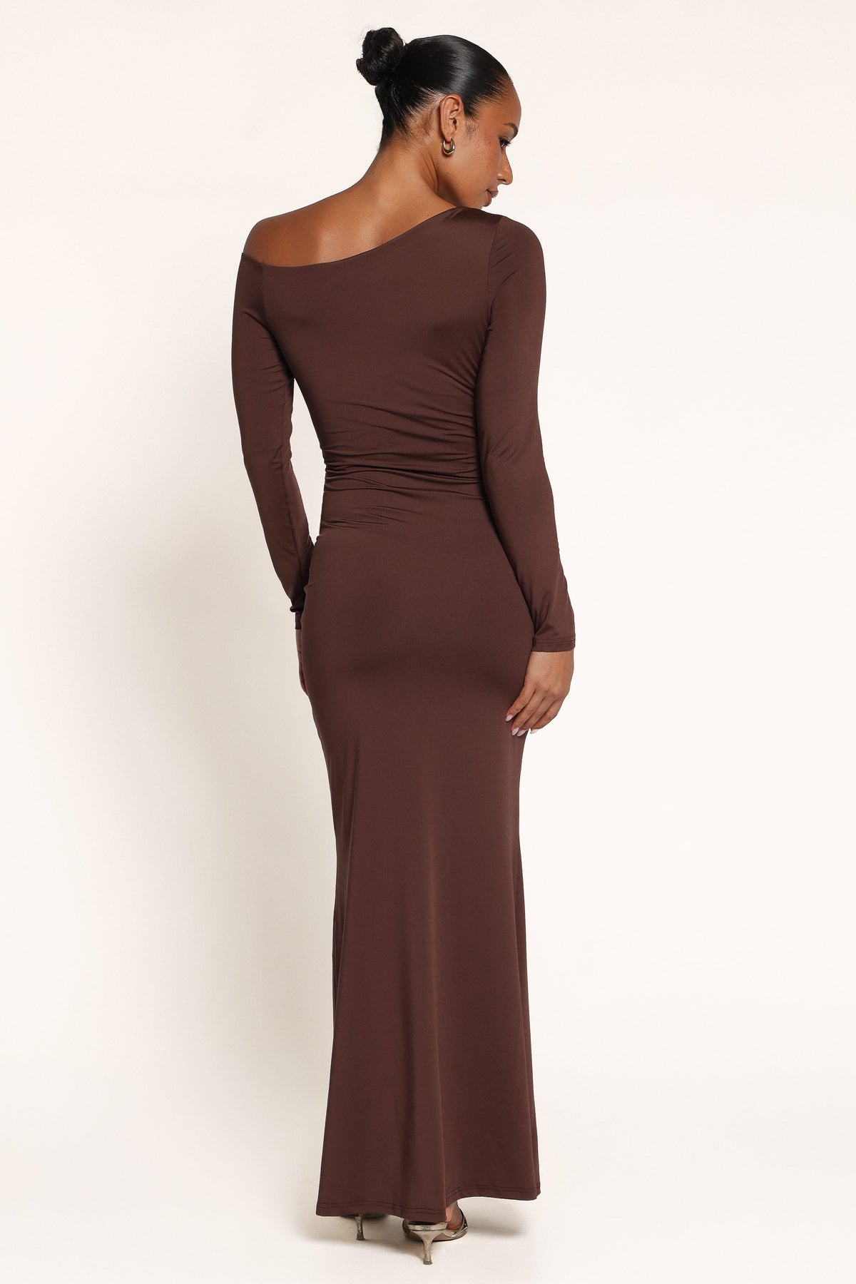 DRESSES Calena Long Sleeve Maxi Dress - Brown