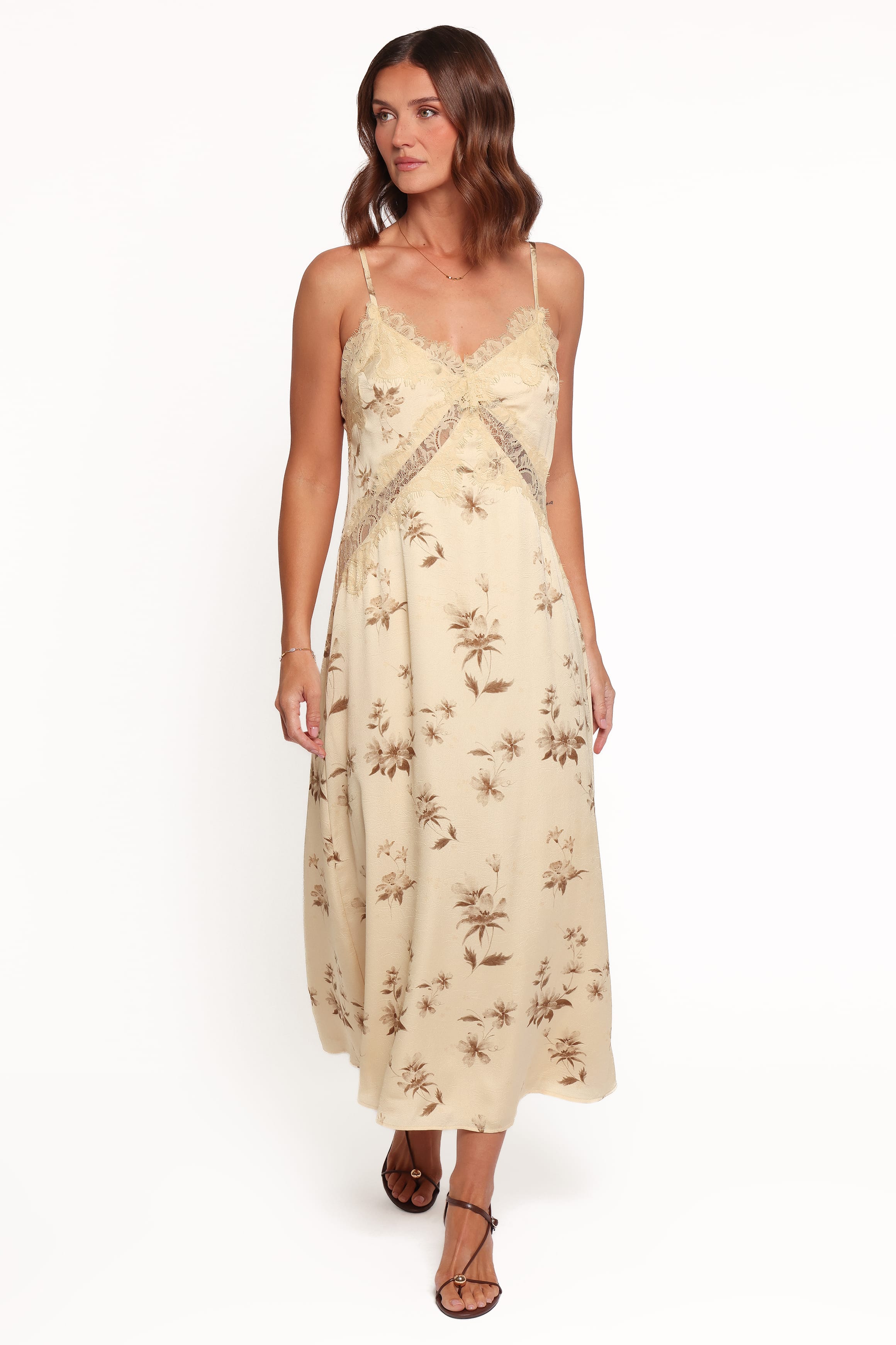 DRESSES Capaldi Maxi Dress - Sand Floral