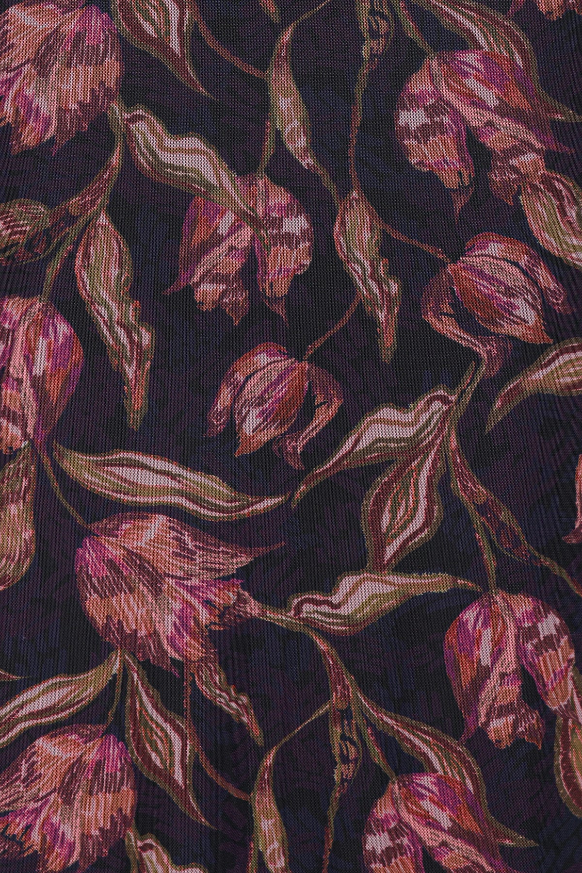 DRESSES Cassidy Long Sleeve Maxi Dress - Dark Plum Floral