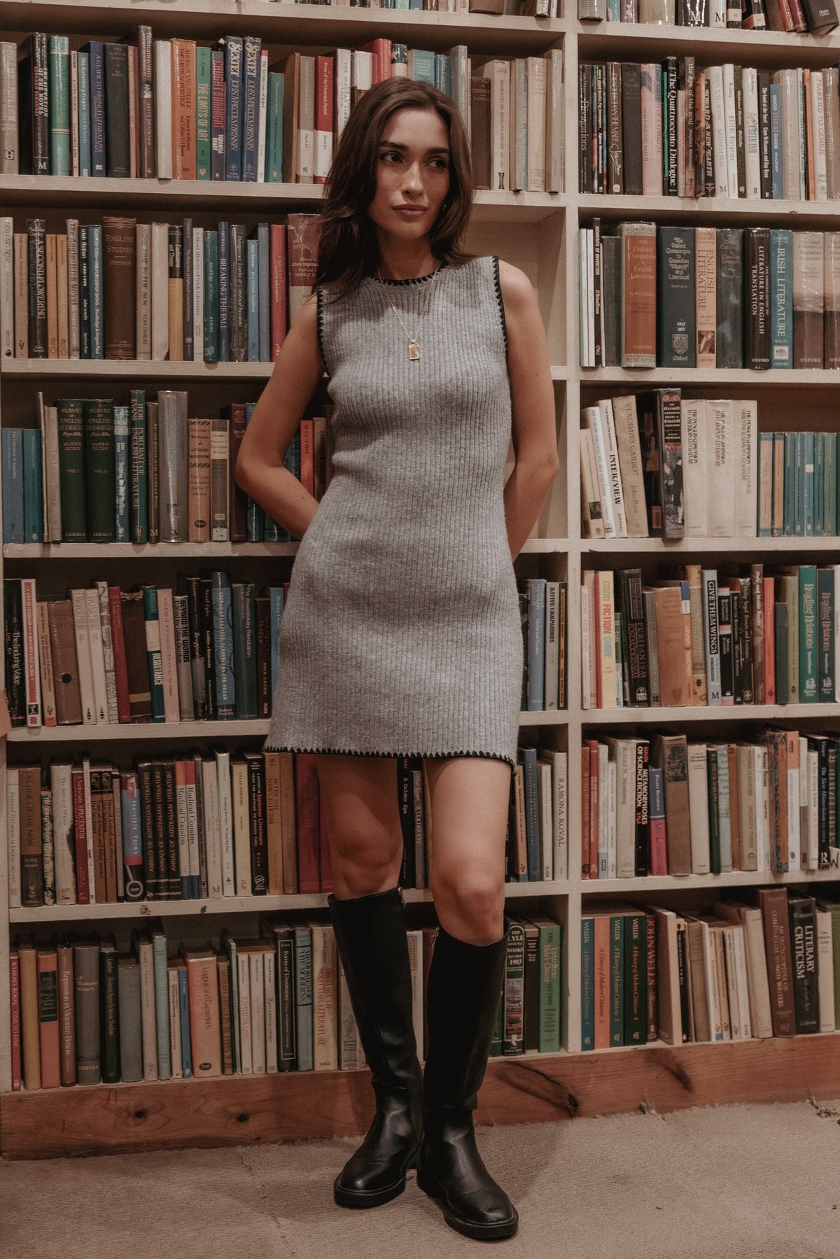 DRESSES Damon Mini Dress - Grey