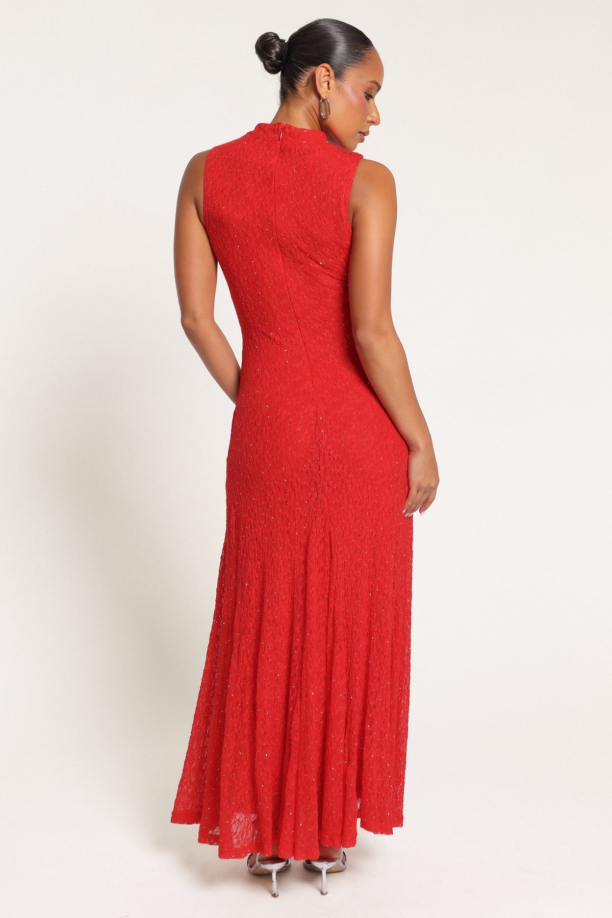 DRESSES Elysha Maxi Dress - Red Lace