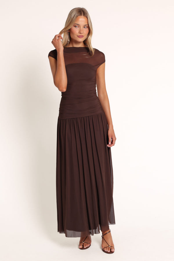 DRESSES Garetta Maxi Dress - Brown
