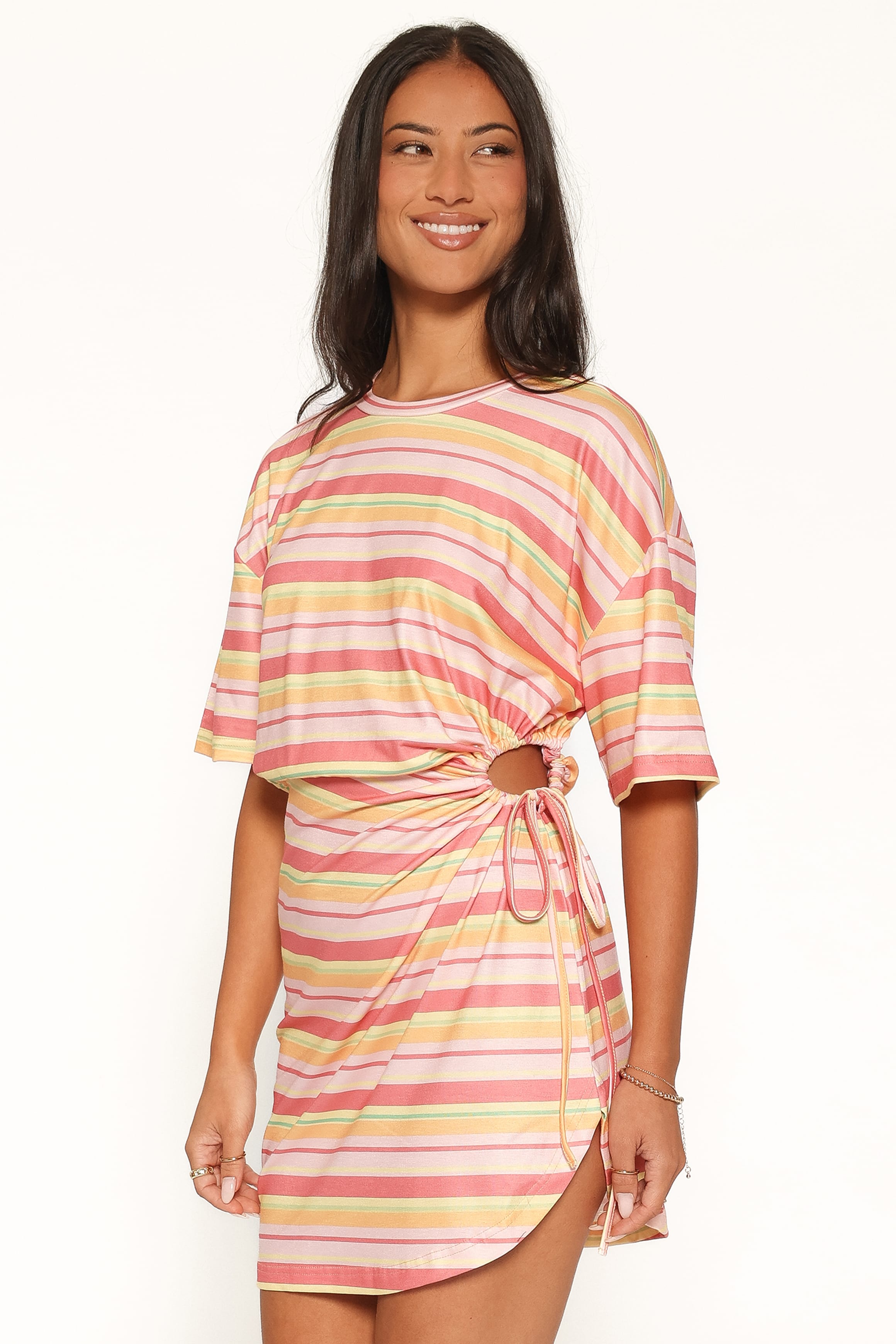 DRESSES Gerrica Mini Dress - Orange Stripe
