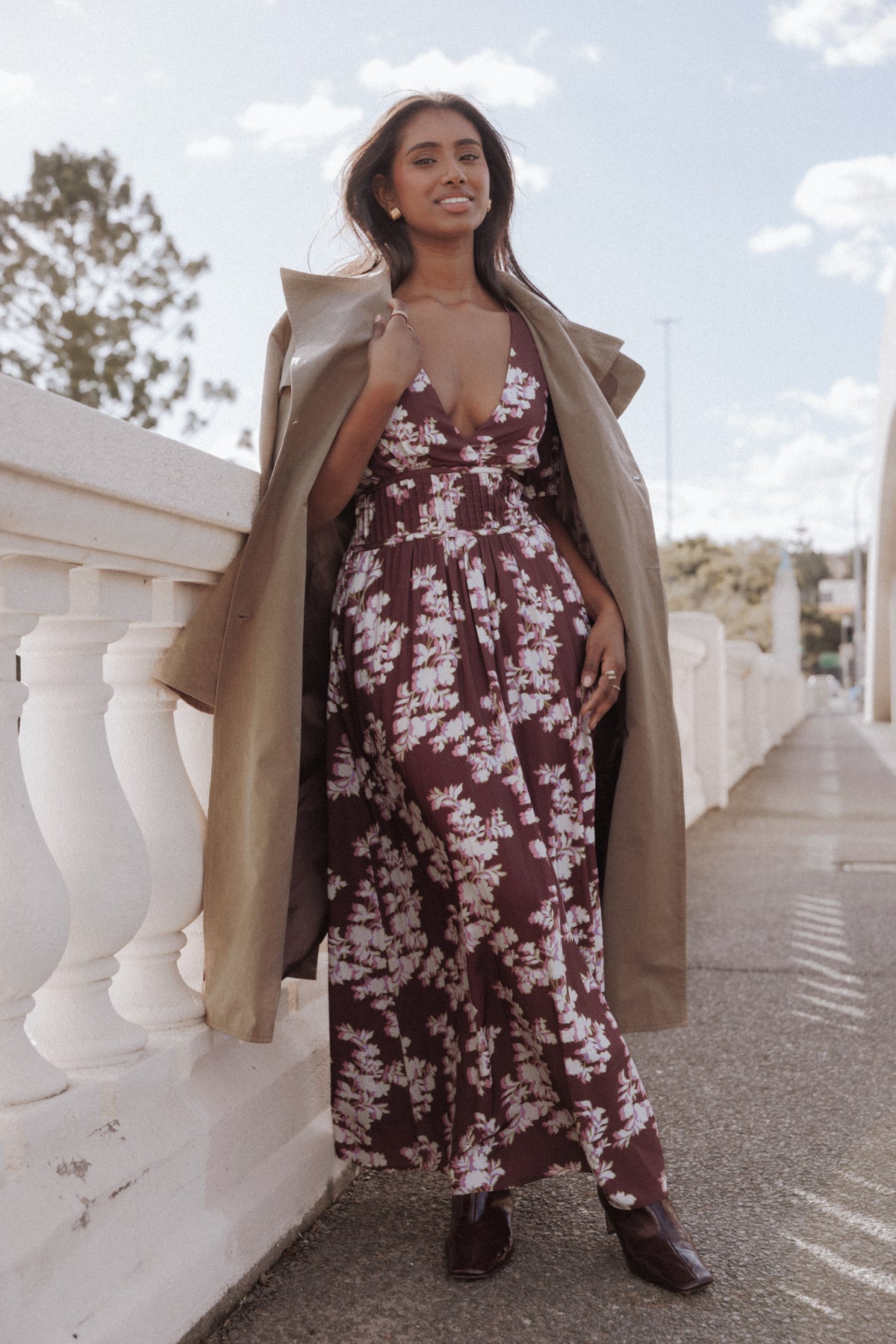 DRESSES Henny Maxi Dress - Pink Rum Floral