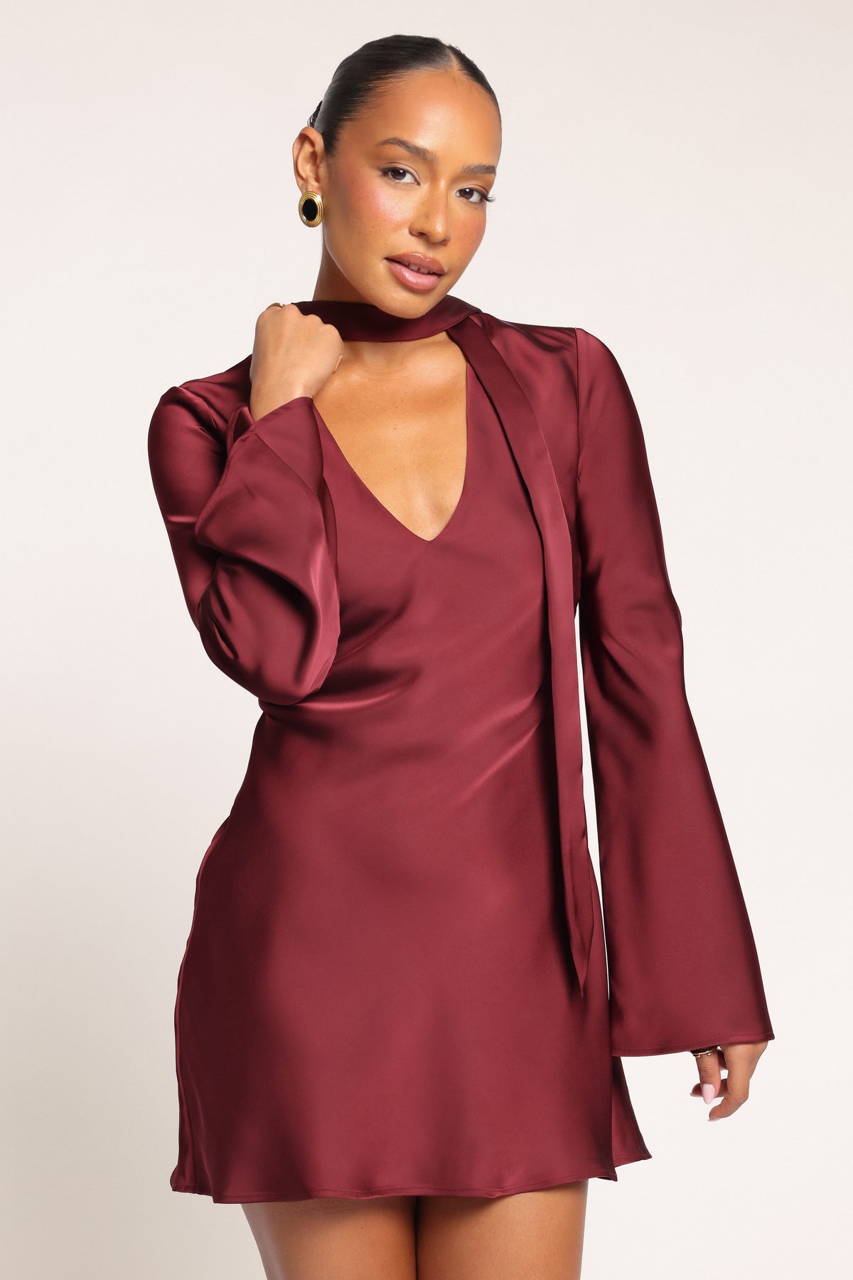 DRESSES Jaelynn Mini Dress - Plum