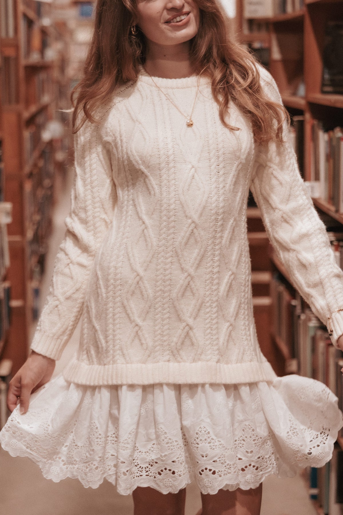 DRESSES Jesper Knit Mini Dress - Ivory