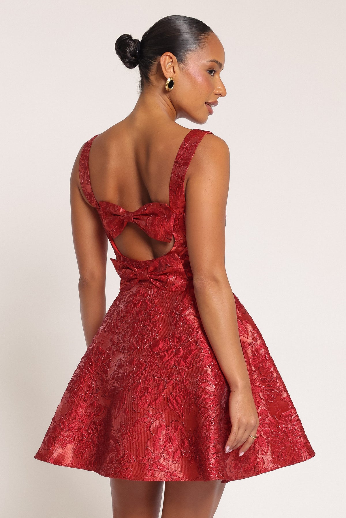 DRESSES Joella Mini Dress - Red Brocade