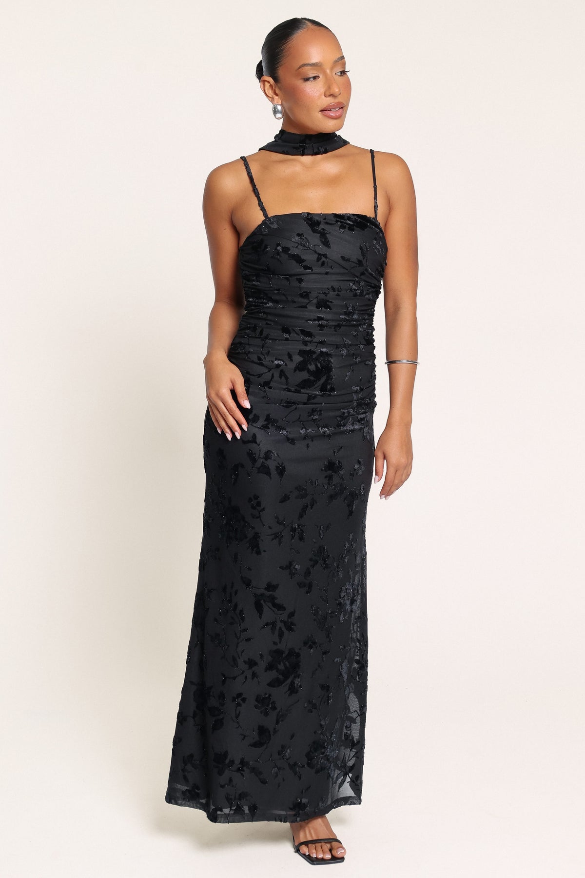 DRESSES Kaitlyn Maxi Dress - Black Velvet