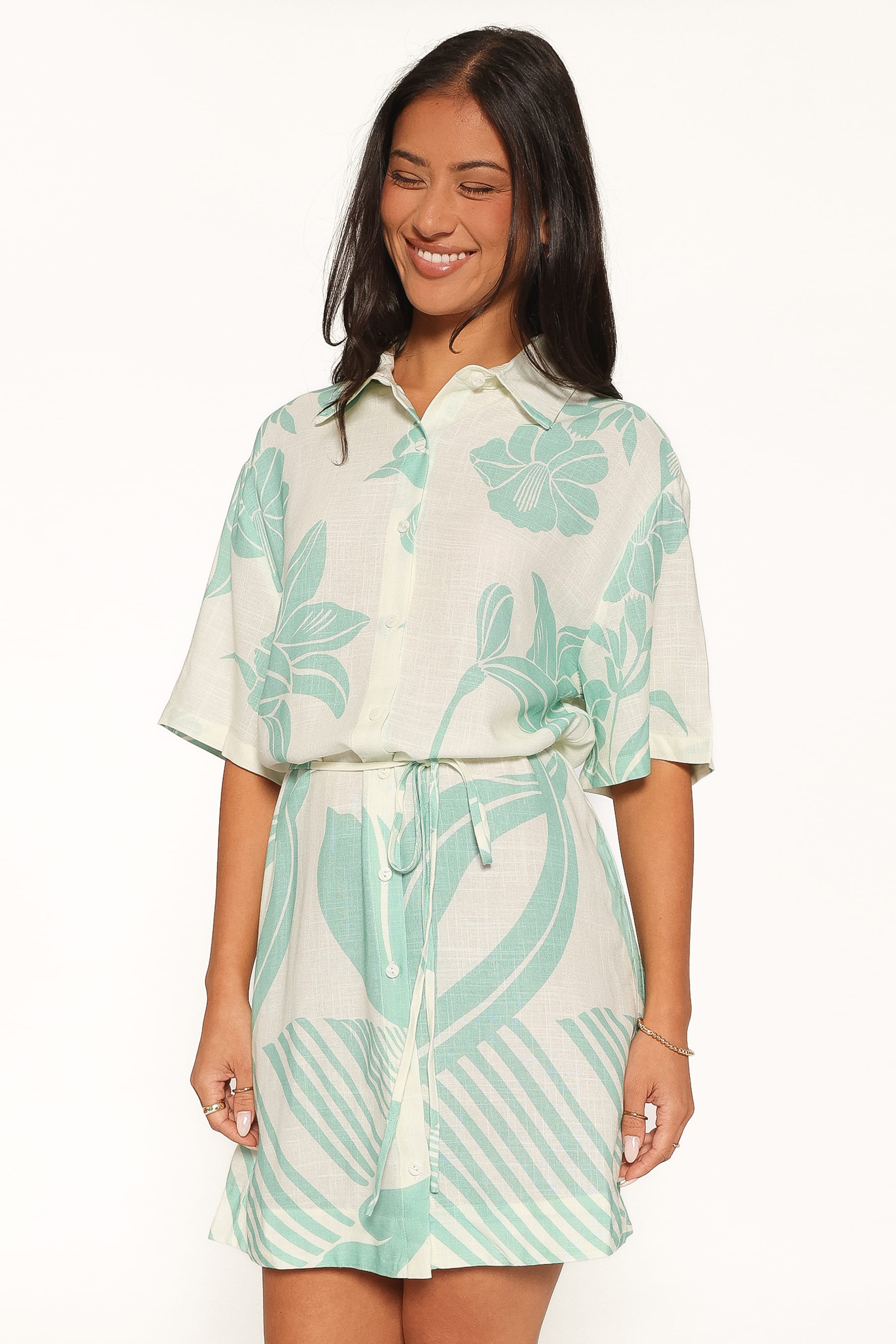 DRESSES Karmon Mini Dress - Green Floral