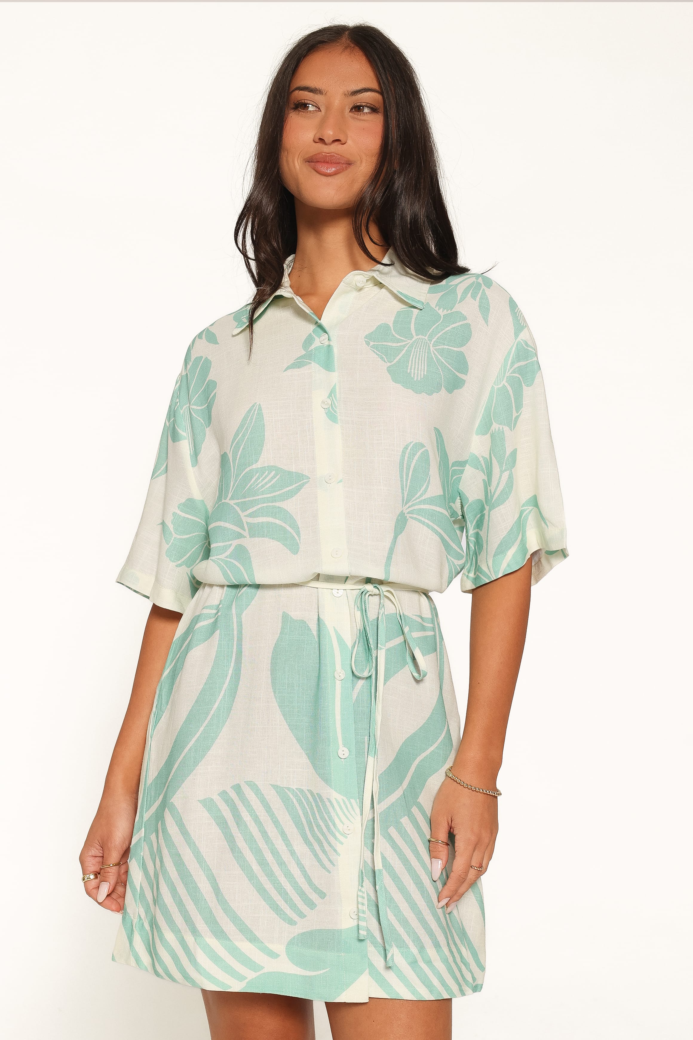 DRESSES Karmon Mini Dress - Green Floral